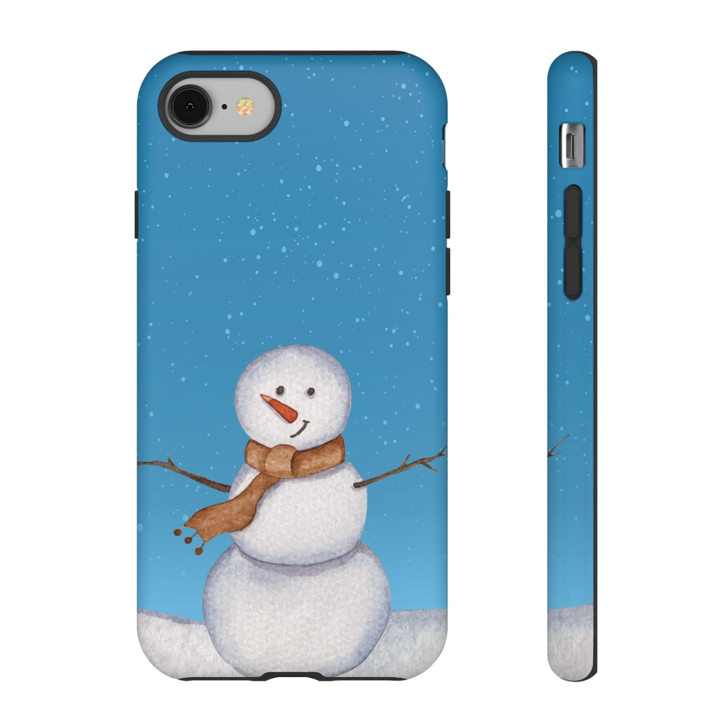 Snowman Wallpaper Phone Case | iPhone 15 Plus/ Pro, 14, 13, 12| Google Pixel 7, Pro, 5| Samsung Galaxy S23 All Major Phone Models