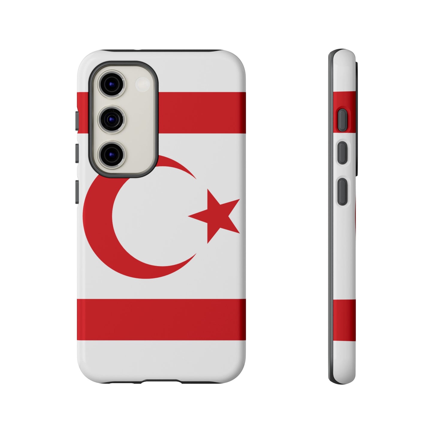 Northern Cyprus Flag Phone Case | iPhone 15 Plus/ Pro, 14, 13, 12| Google Pixel 7, Pro, 5| Samsung Galaxy S23 All Major Phone Models