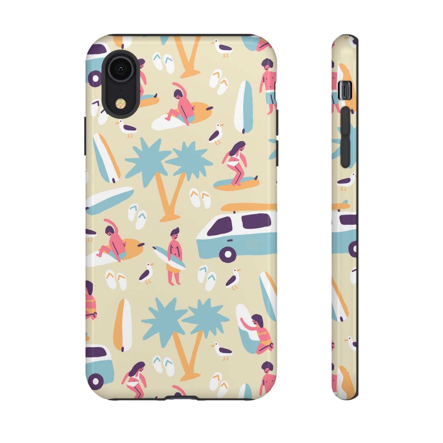 Surfers Wallpaper Phone Case | iPhone 15 Plus/ Pro, 14, 13, 12| Google Pixel 7, Pro, 5| Samsung Galaxy S23 All Major Phone Models