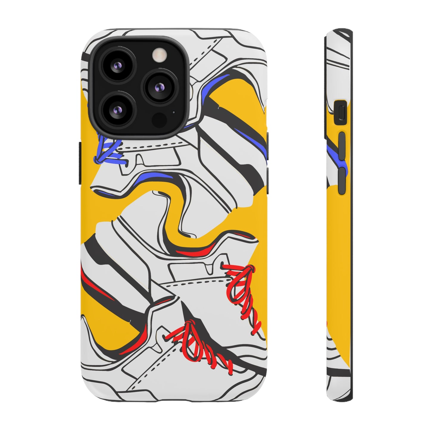 Sneakers Wallpaper Phone Case | iPhone 15 Plus/ Pro, 14, 13, 12| Google Pixel 7, Pro, 5| Samsung Galaxy S23 All Major Phone Models