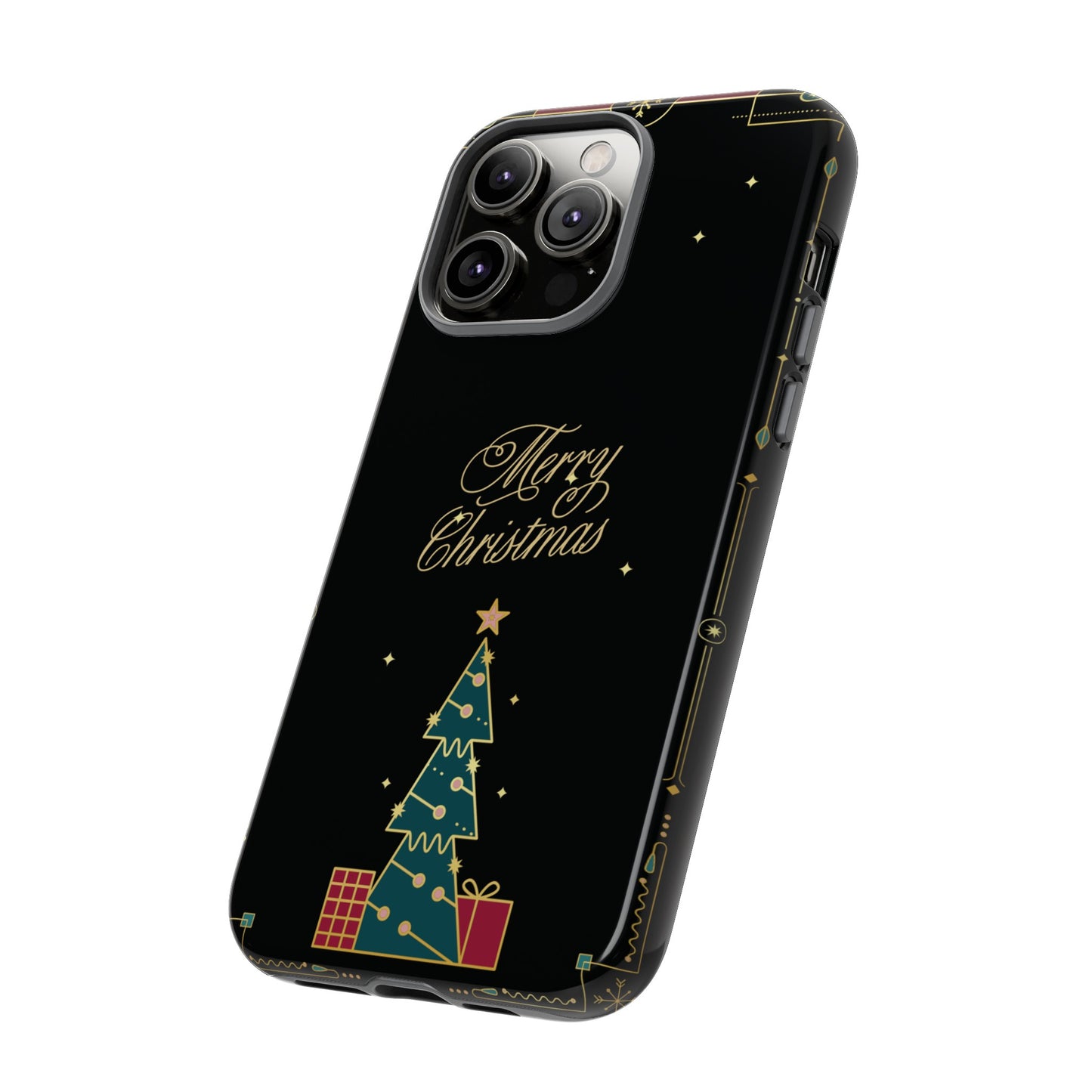 Christmas Tree Wallpaper Phone Case | iPhone 15 Plus/ Pro, 14, 13, 12| Google Pixel 7, Pro, 5| Samsung Galaxy S23 All Major Phone Models