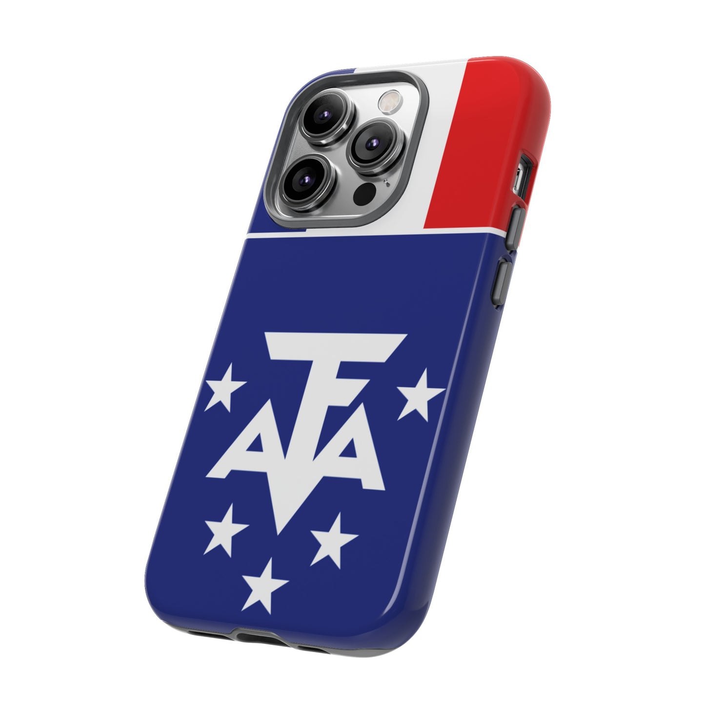 French Southern And Antarctic Lands Flag Phone Case | iPhone 15 Plus/ Pro, 14, 13, 12| Google Pixel 7, Pro, 5| Samsung Galaxy S23 All Major Phone Models