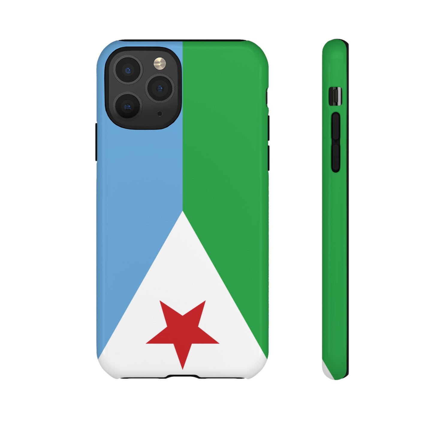 Djibouti Flag Phone Case | iPhone 15 Plus/ Pro, 14, 13, 12| Google Pixel 7, Pro, 5| Samsung Galaxy S23 All Major Phone Models