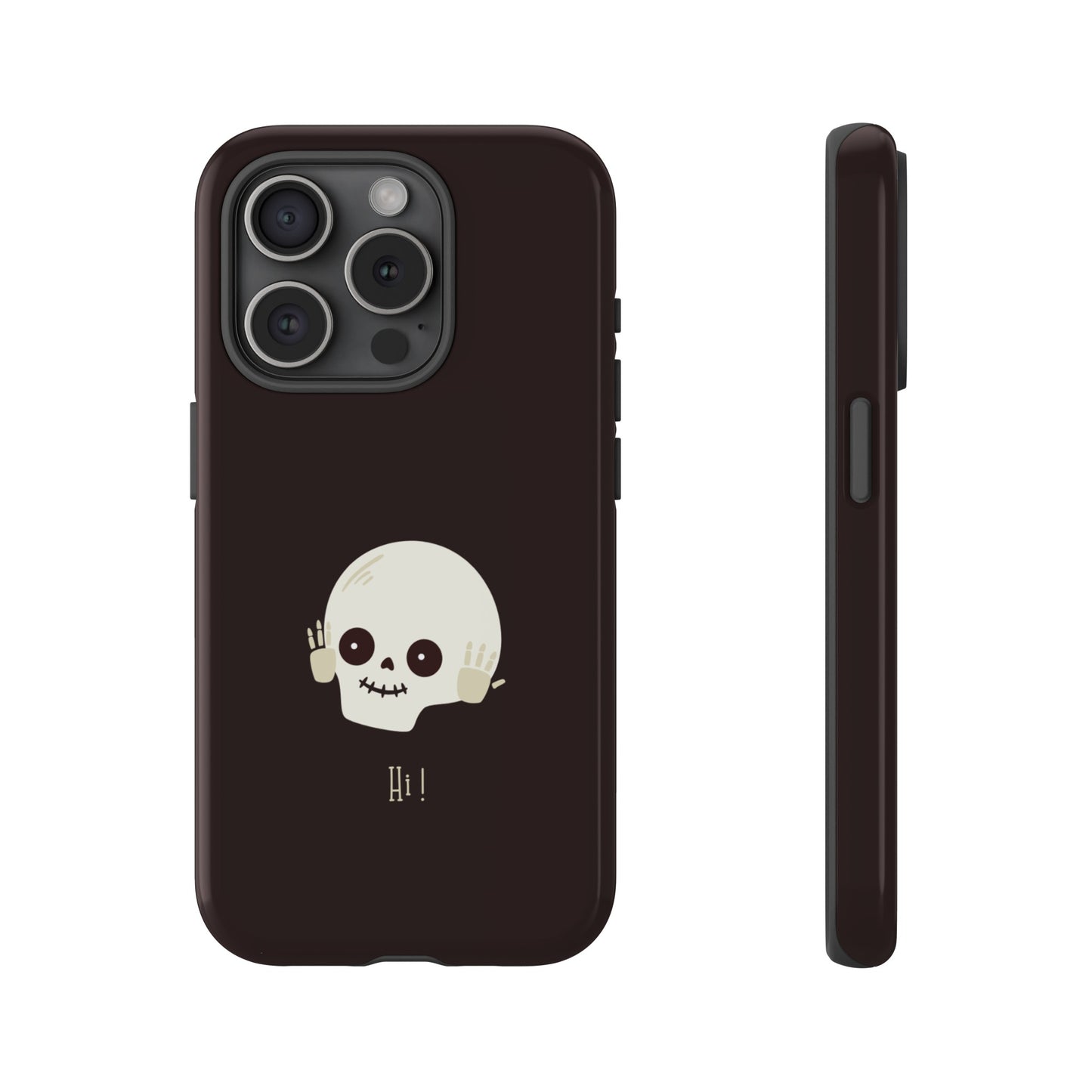 Hello Skull Phone Case | iPhone 15 Plus/ Pro, 14, 13, 12| Google Pixel 7, Pro, 5| Samsung Galaxy S23 All Major Phone Models