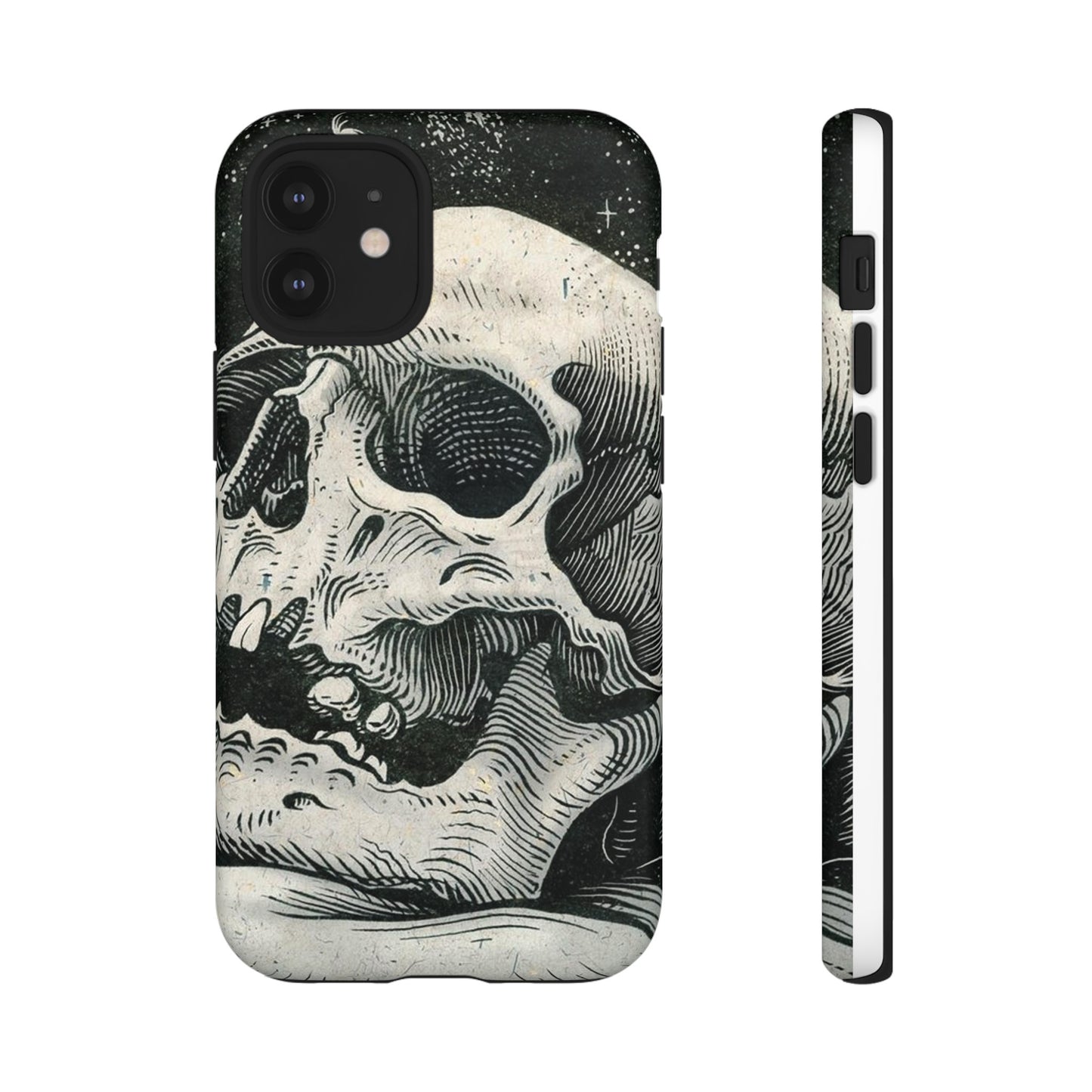 Skull Wallpaper Phone Case | iPhone 15 Plus/ Pro, 14, 13, 12| Google Pixel 7, Pro, 5| Samsung Galaxy S23 All Major Phone Models