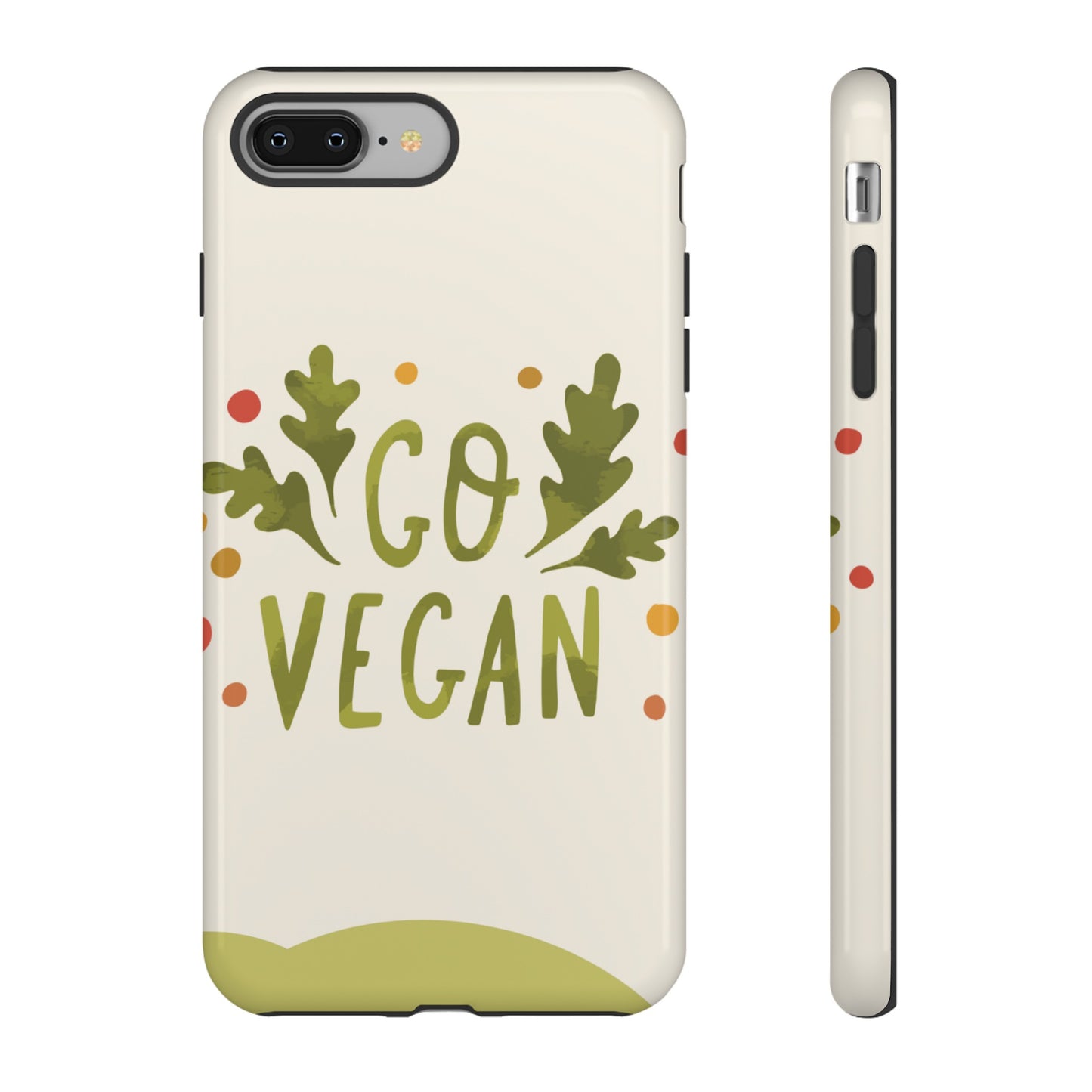 Go Vegan Wallpaper Phone Case | iPhone 15 Plus/ Pro, 14, 13, 12| Google Pixel 7, Pro, 5| Samsung Galaxy S23 All Major Phone Models