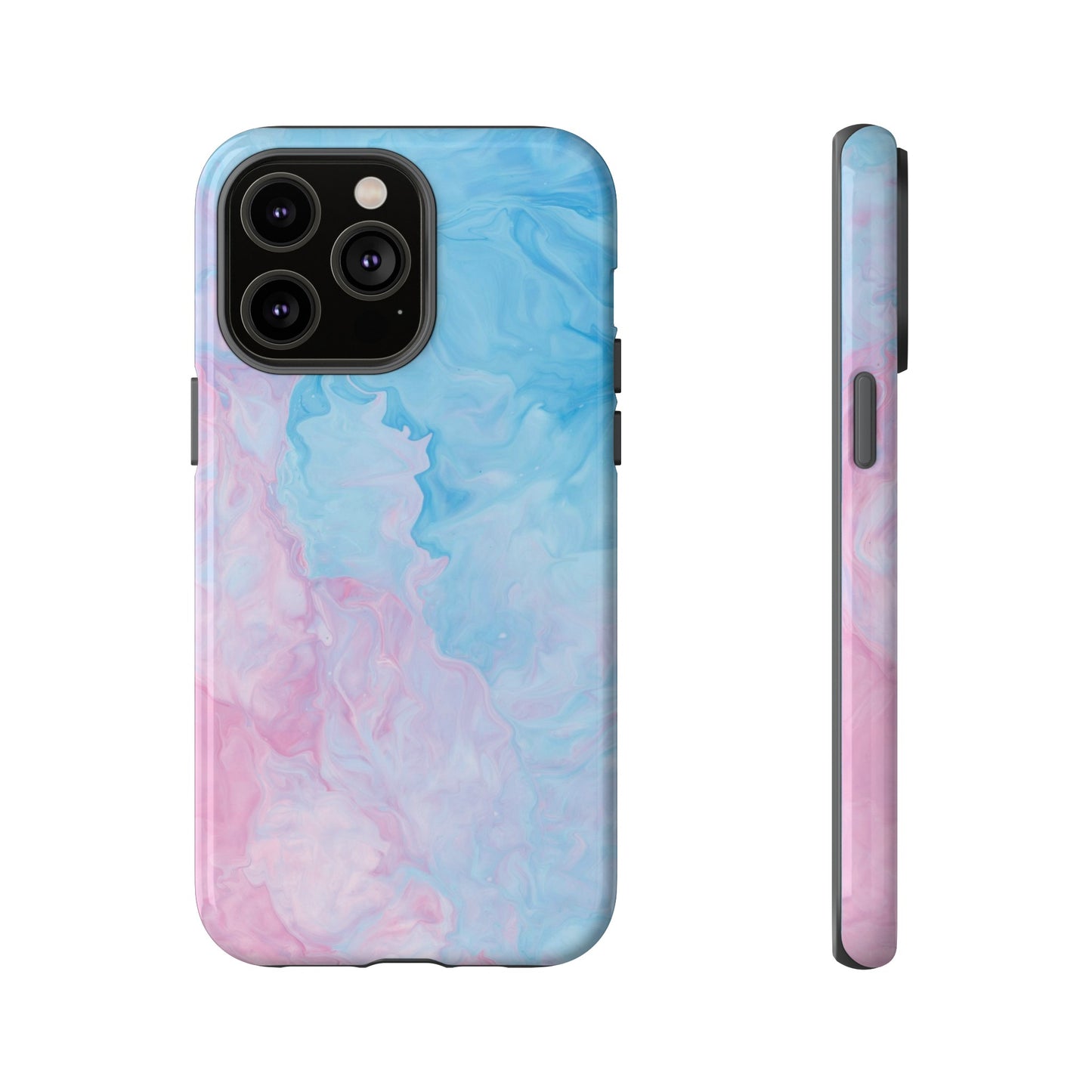 Splash of Blue & Pink Wallpaper Phone Case |iPhone 15 Plus/ Pro, 14, 13, 12|Google Pixel 7, Pro, 5|Samsung Galaxy S23 All Major Phone Models