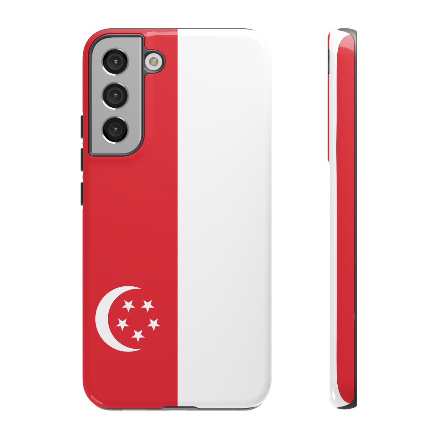 Singapore Flag Phone Case | iPhone 15 Plus/ Pro, 14, 13, 12| Google Pixel 7, Pro, 5| Samsung Galaxy S23 All Major Phone Models