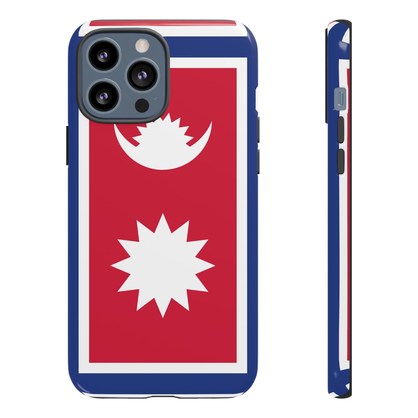 Nepal Flag Phone Case | iPhone 15 Plus/ Pro, 14, 13, 12| Google Pixel 7, Pro, 5| Samsung Galaxy S23 All Major Phone Models