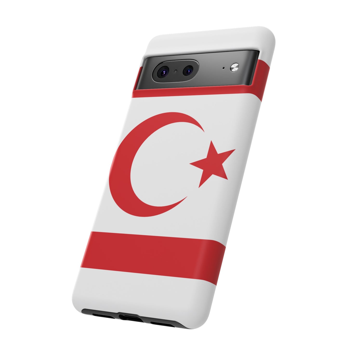 Northern Cyprus Flag Phone Case | iPhone 15 Plus/ Pro, 14, 13, 12| Google Pixel 7, Pro, 5| Samsung Galaxy S23 All Major Phone Models