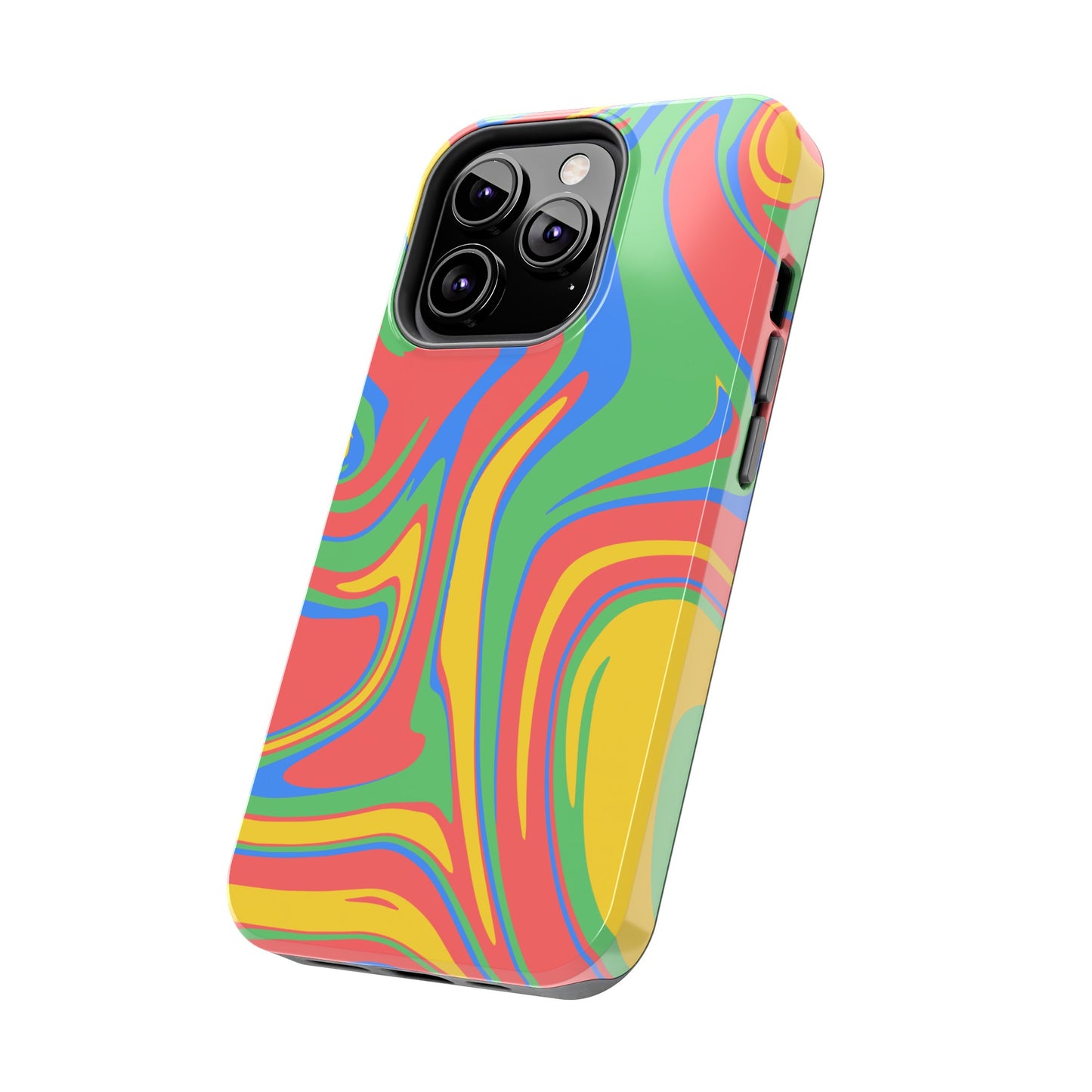 Colourful Marble Phone Case | iPhone 15 Plus/ Pro, 14, 13, 12|