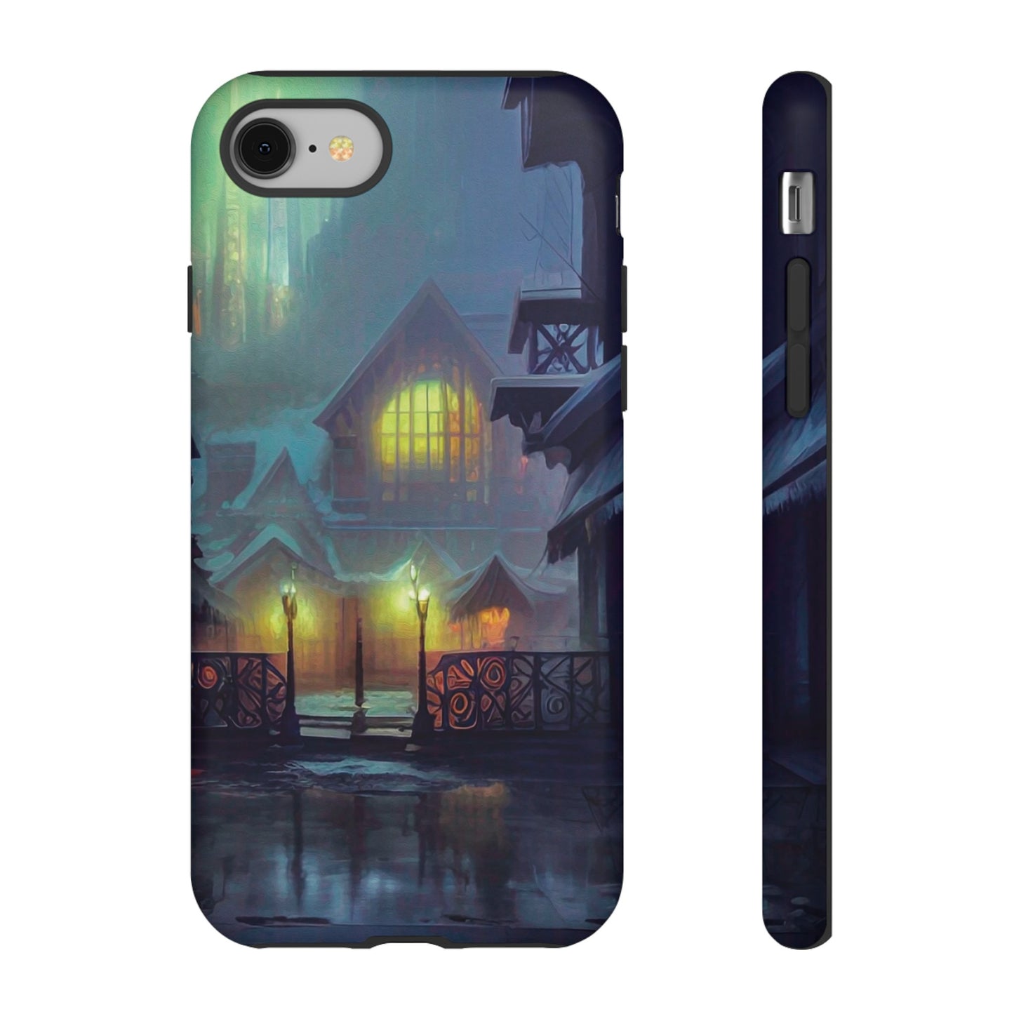 Cottage at Night Wallpaper Phone Case | iPhone 15 Plus/ Pro, 14, 13, 12| Google Pixel 7, Pro, 5| Samsung Galaxy S23 All Major Phone Models