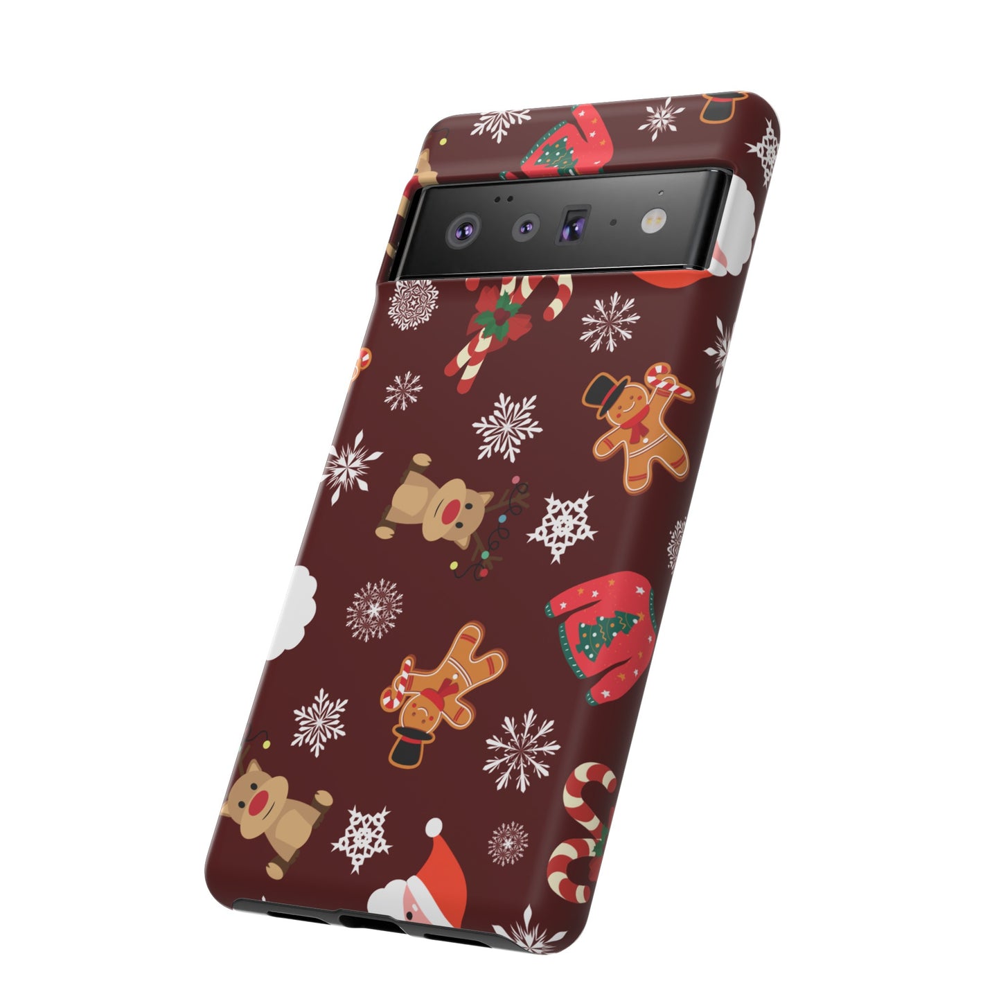 Festive Christmas Wallpaper Phone Case | iPhone 15 Plus/ Pro, 14, 13, 12| Google Pixel 7, Pro, 5| Samsung Galaxy S23 All Major Phone Models