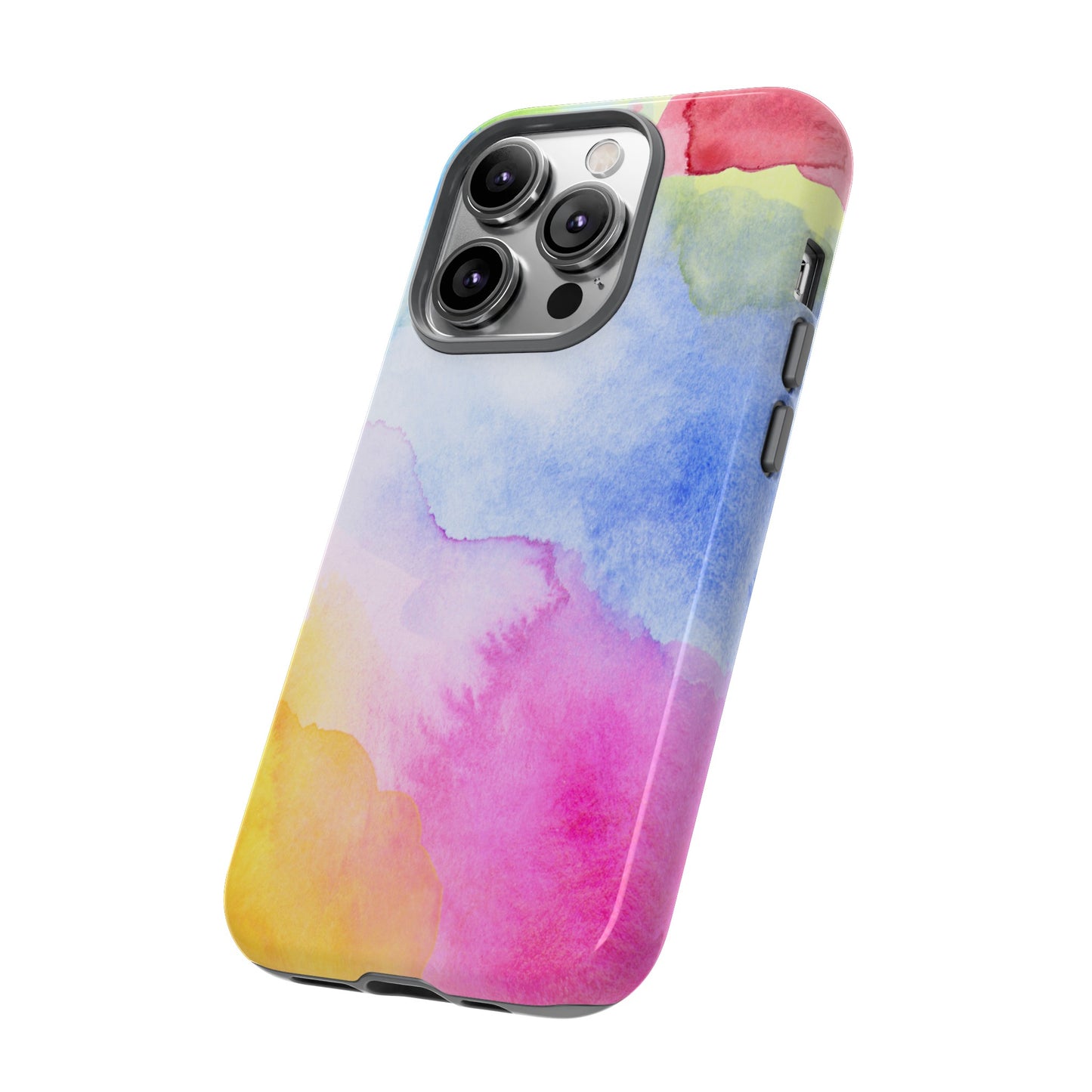 Watercolour Rainbow Phone Case | iPhone 15 Plus/ Pro, 14, 13, 12| Google Pixel 7, Pro, 5| Samsung Galaxy S23 All Major Phone Models