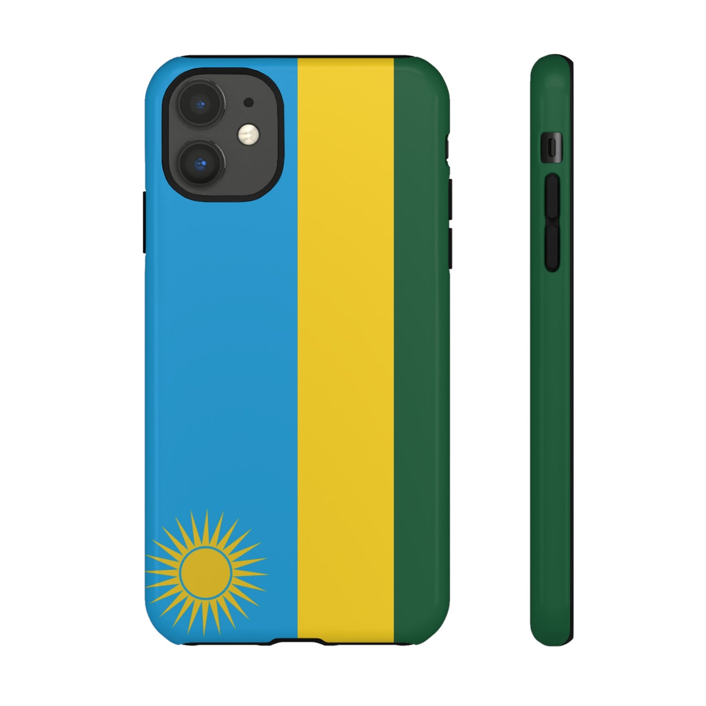 Rwanda Flag Phone Case | iPhone 15 Plus/ Pro, 14, 13, 12| Google Pixel 7, Pro, 5| Samsung Galaxy S23 All Major Phone Models