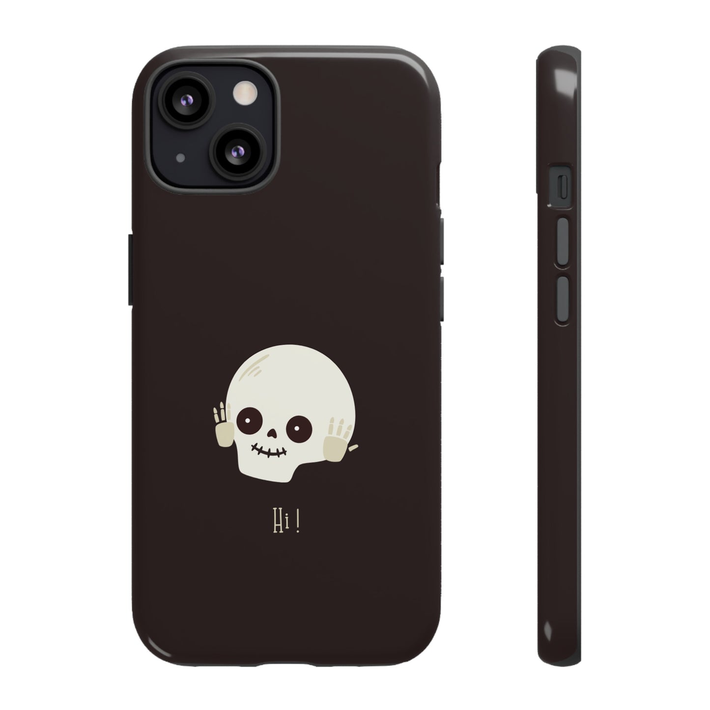 Hello Skull Phone Case | iPhone 15 Plus/ Pro, 14, 13, 12| Google Pixel 7, Pro, 5| Samsung Galaxy S23 All Major Phone Models