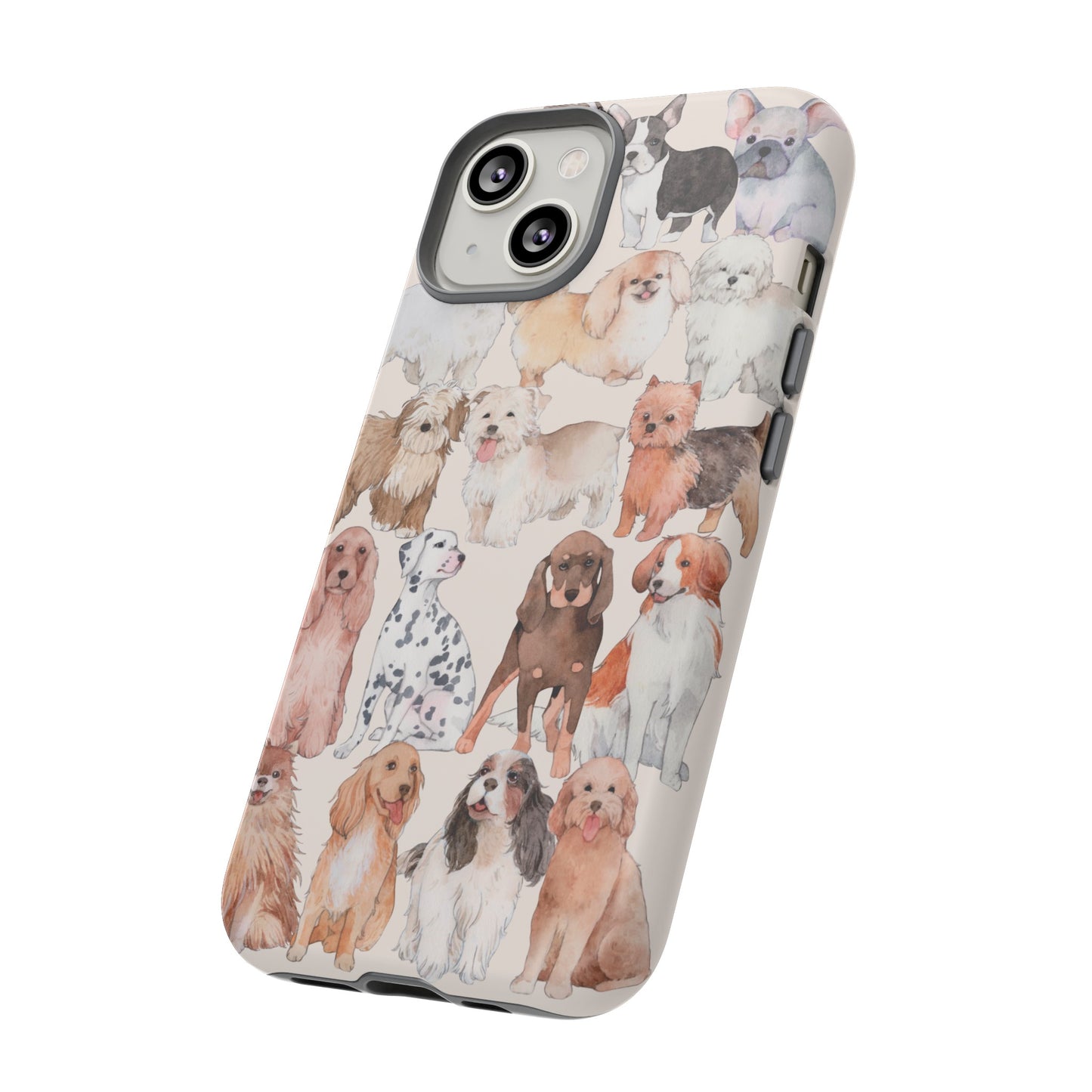 Dog Collage Wallpaper Phone Case | iPhone 15 Plus/ Pro, 14, 13, 12| Google Pixel 7, Pro, 5| Samsung Galaxy S23 All Major Phone Models