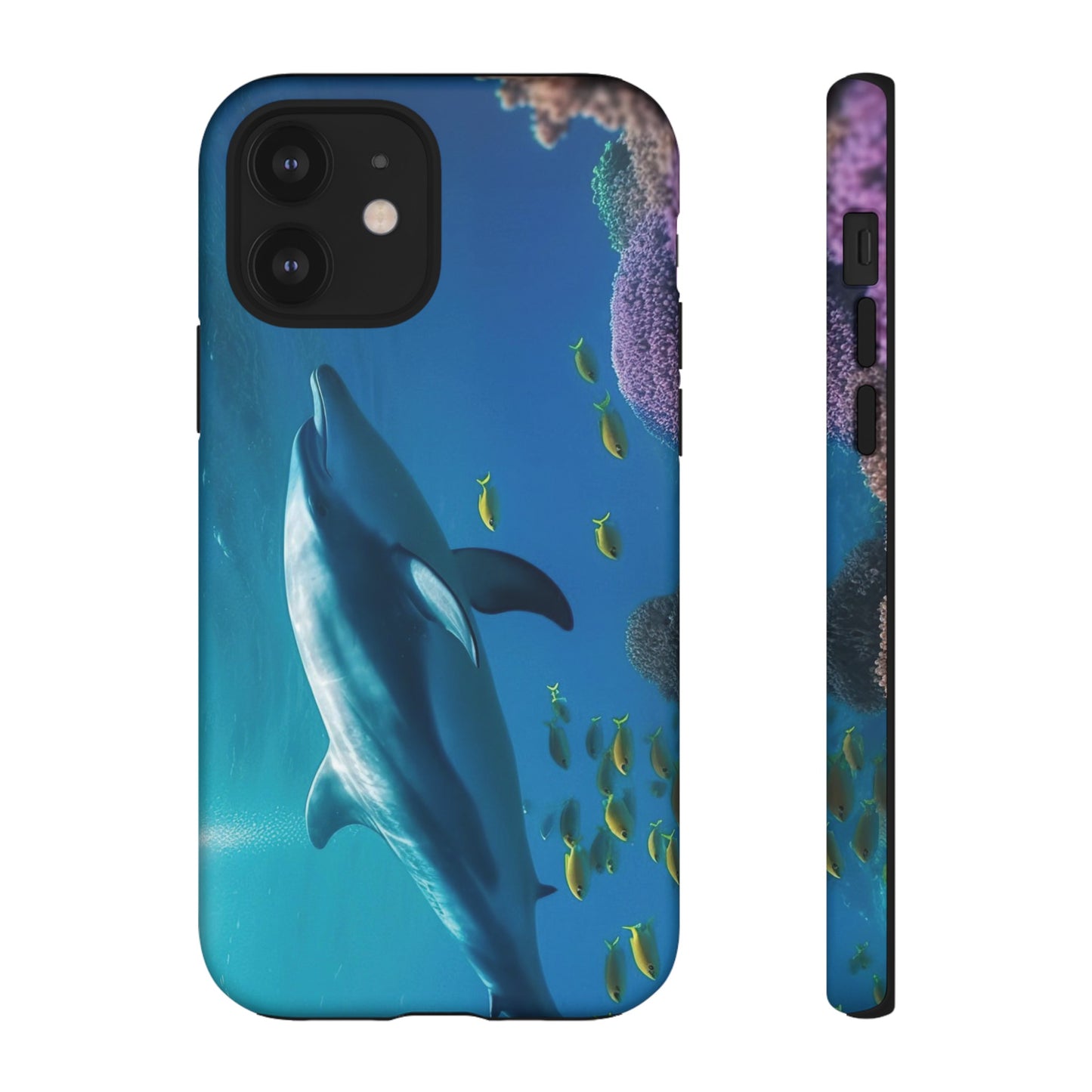 Dolphin Wallpaper Phone Case | iPhone 15 Plus/ Pro, 14, 13, 12| Google Pixel 7, Pro, 5| Samsung Galaxy S23 All Major Phone Models