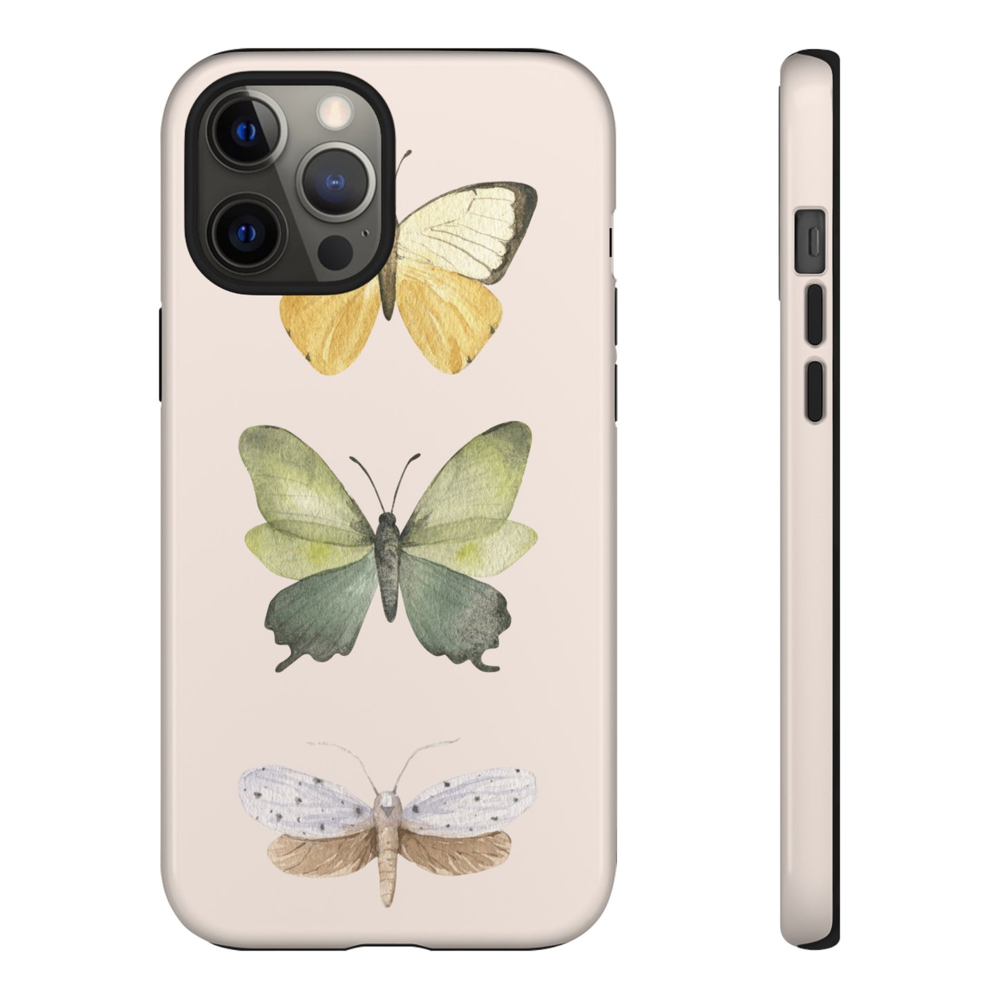 Three Butterflies Wallpaper Phone Case | iPhone 15 Plus/ Pro, 14, 13, 12| Google Pixel 7, Pro, 5| Samsung Galaxy S23 All Major Phone Models