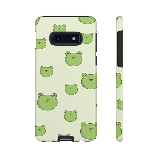 Happy Frog Wallpaper Phone Case | iPhone 15 Plus/ Pro, 14, 13, 12| Google Pixel 7, Pro, 5| Samsung Galaxy S23 All Major Phone Models