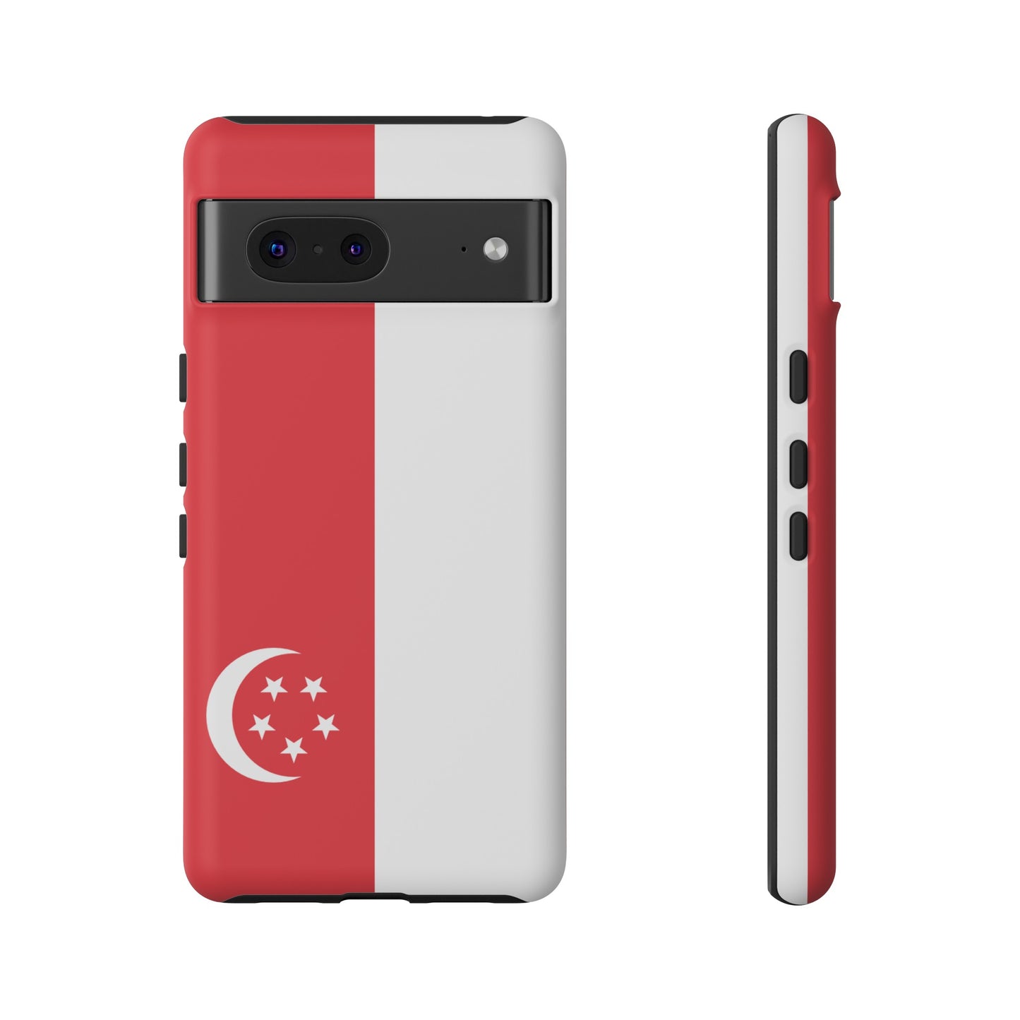 Singapore Flag Phone Case | iPhone 15 Plus/ Pro, 14, 13, 12| Google Pixel 7, Pro, 5| Samsung Galaxy S23 All Major Phone Models