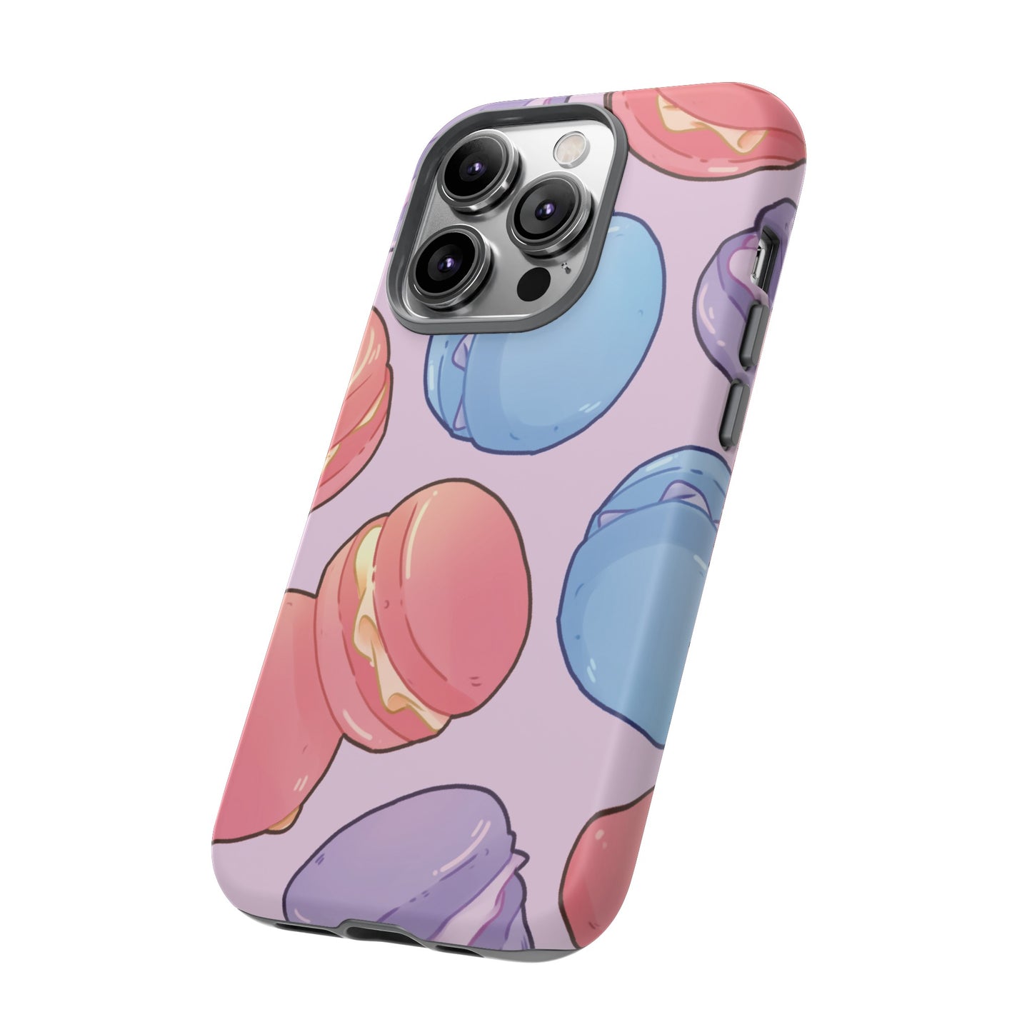 Macaron Wallpaper Phone Case | iPhone 15 Plus/ Pro, 14, 13, 12| Google Pixel 7, Pro, 5| Samsung Galaxy S23 All Major Phone Models