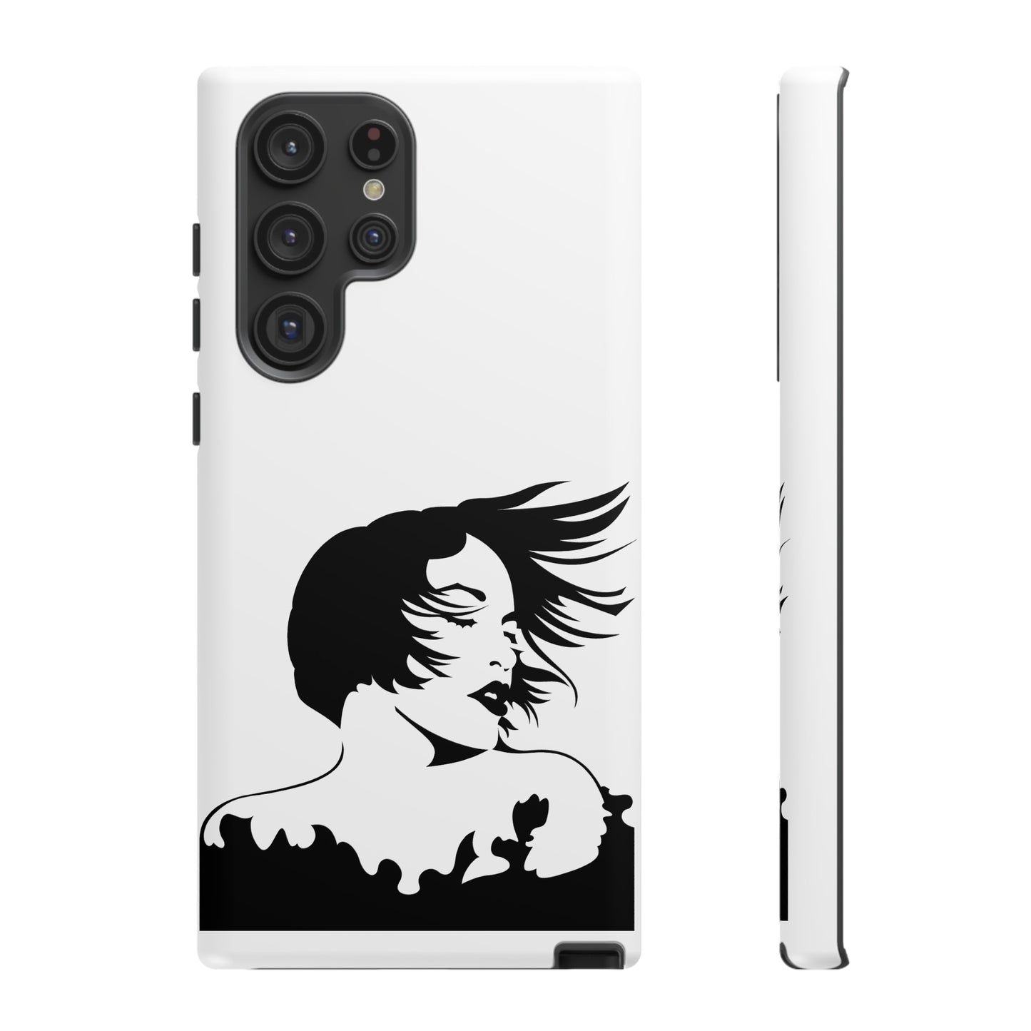 Woman In The Wind Phone Case | iPhone 15 Plus/ Pro, 14, 13, 12| Google Pixel 7, Pro, 5| Samsung Galaxy S23 All Major Phone Models