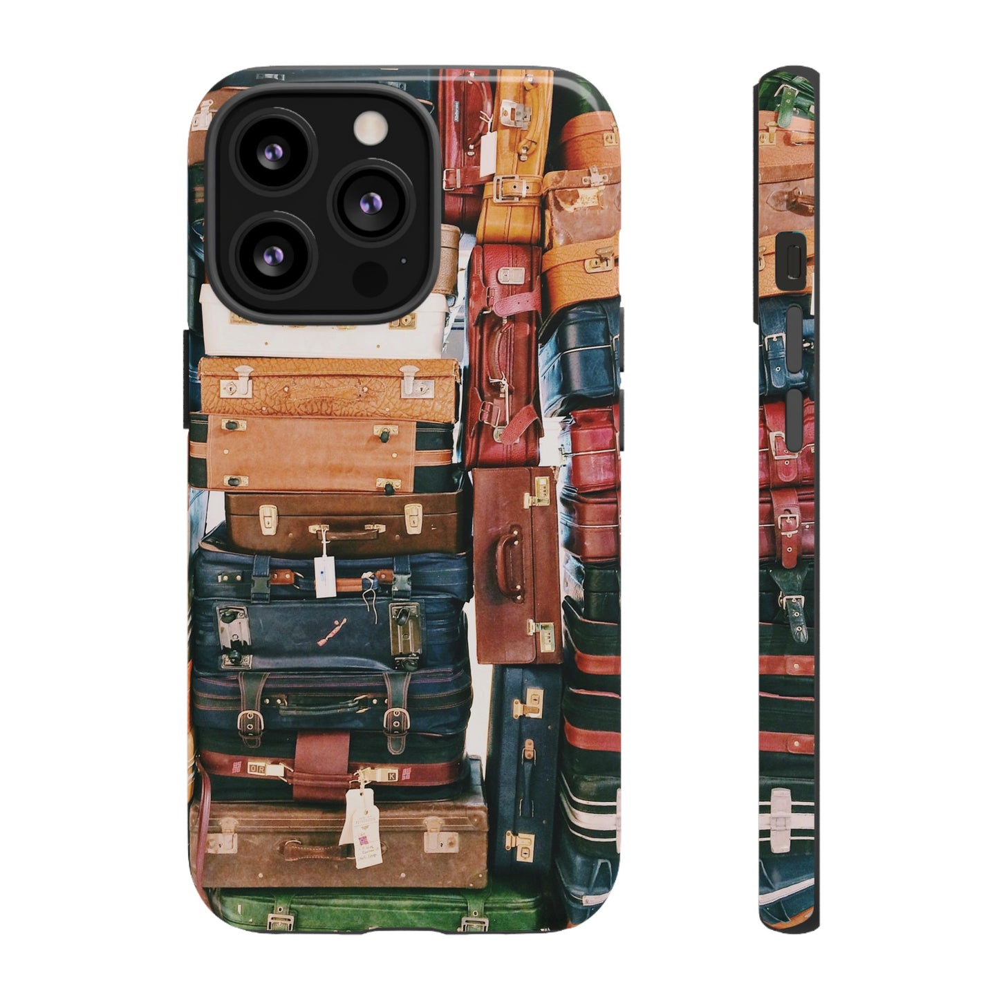 Suitcase Wallpaper Phone Case | iPhone 15 Plus/ Pro, 14, 13, 12| Google Pixel 7, Pro, 5| Samsung Galaxy S23 All Major Phone Models