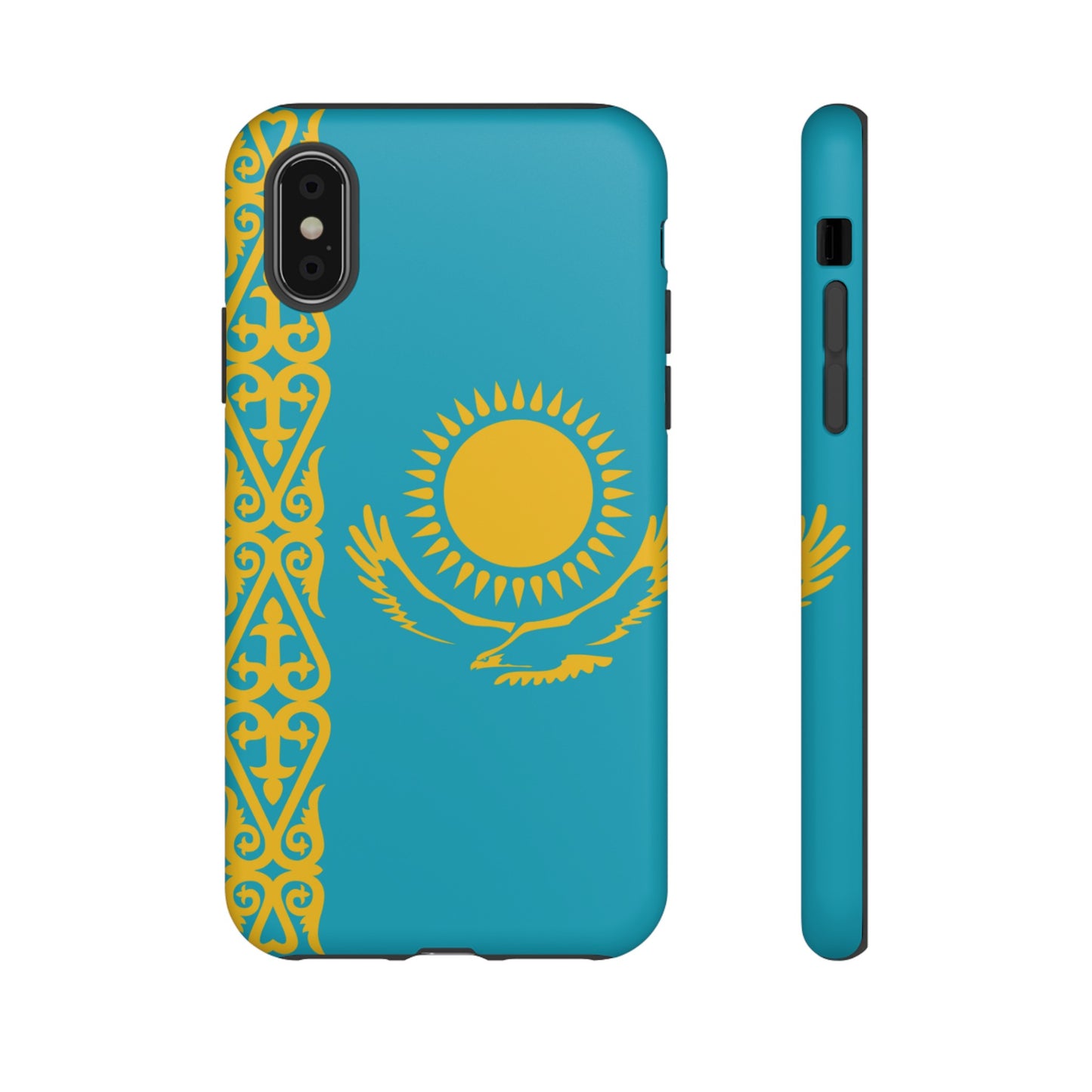 Kazakhstan Flag Phone Case | iPhone 15 Plus/ Pro, 14, 13, 12| Google Pixel 7, Pro, 5| Samsung Galaxy S23 All Major Phone Models