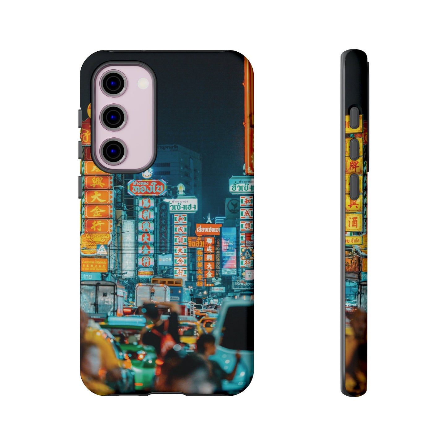 Neon Nightlife Wallpaper Phone Case | iPhone 15 Plus/ Pro, 14, 13, 12| Google Pixel 7, Pro, 5| Samsung Galaxy S23 All Major Phone Models