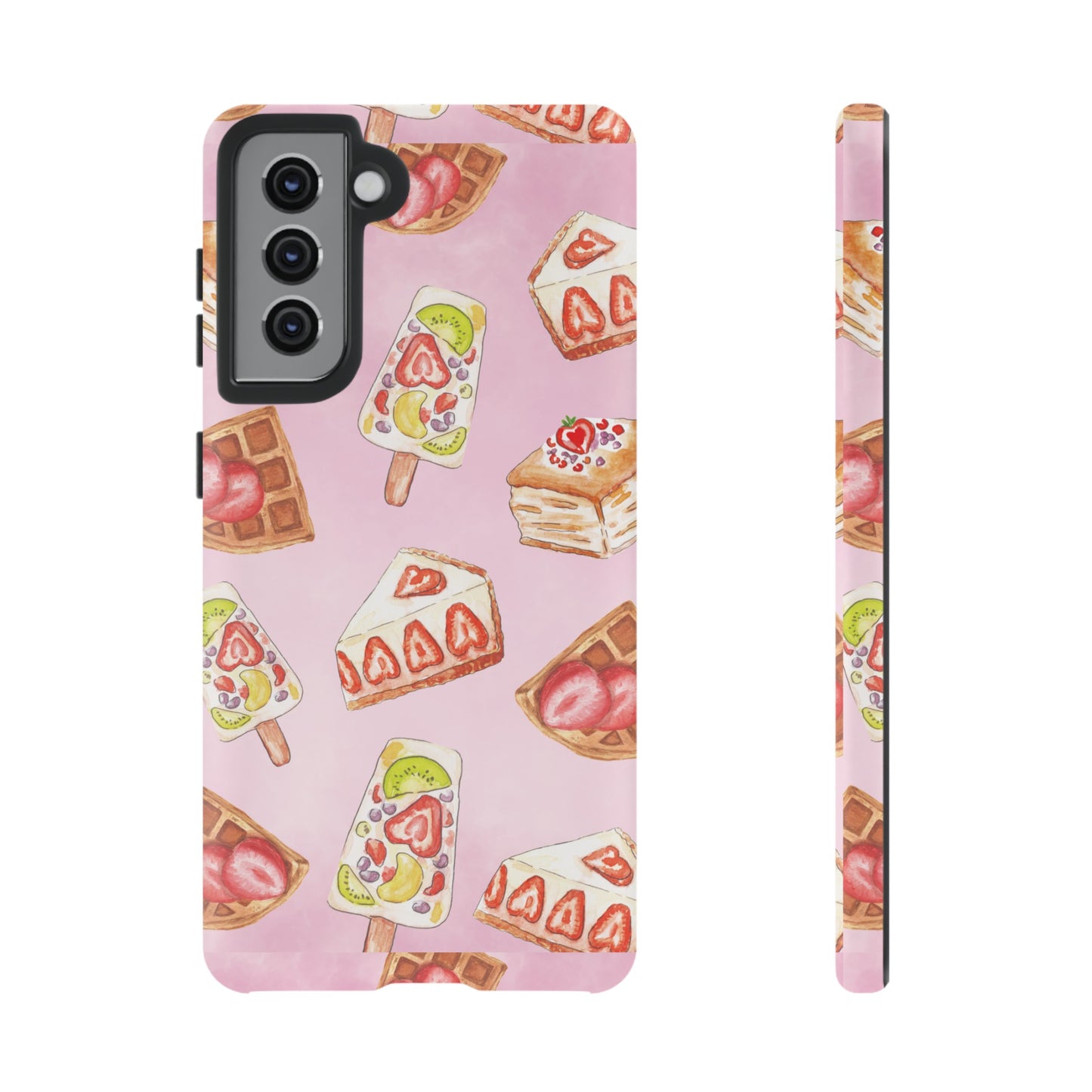 Assorted Dessert Wallpaper Phone Case | iPhone 15 Plus/ Pro, 14, 13, 12| Google Pixel 7, Pro, 5| Samsung Galaxy S23 All Major Phone Models