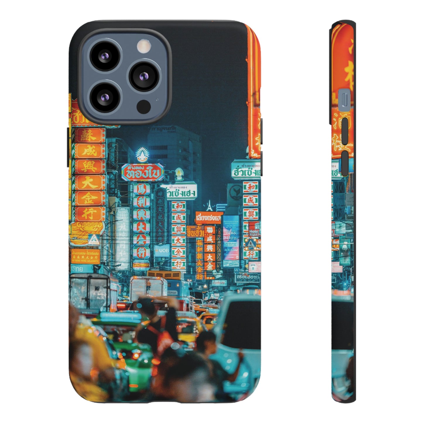 Neon Nightlife Wallpaper Phone Case | iPhone 15 Plus/ Pro, 14, 13, 12| Google Pixel 7, Pro, 5| Samsung Galaxy S23 All Major Phone Models