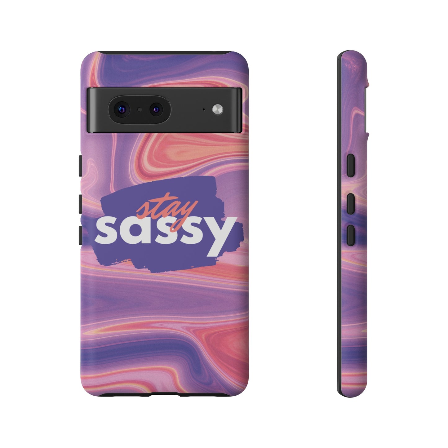 Stay Sassy Wallpaper Phone Case | iPhone 15 Plus/ Pro, 14, 13, 12| Google Pixel 7, Pro, 5| Samsung Galaxy S23 All Major Phone Models