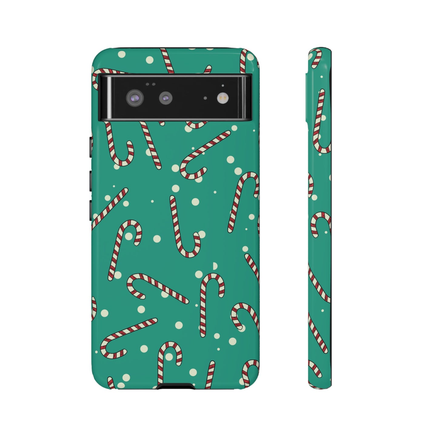 Candycane Wallpaper Phone Case | iPhone 15 Plus/ Pro, 14, 13, 12| Google Pixel 7, Pro, 5| Samsung Galaxy S23 All Major Phone Models