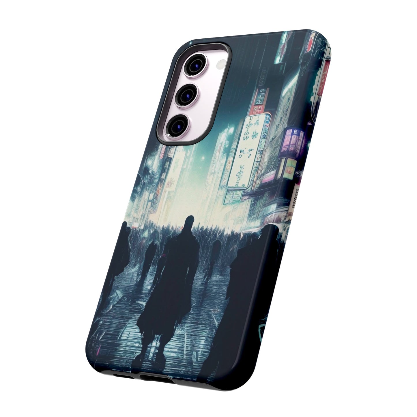 Strangers in the City Wallpaper Phone Case | iPhone 15 Plus/ Pro, 14, 13, 12| Google Pixel 7, Pro, 5| Samsung Galaxy S23 All Major Phone Models