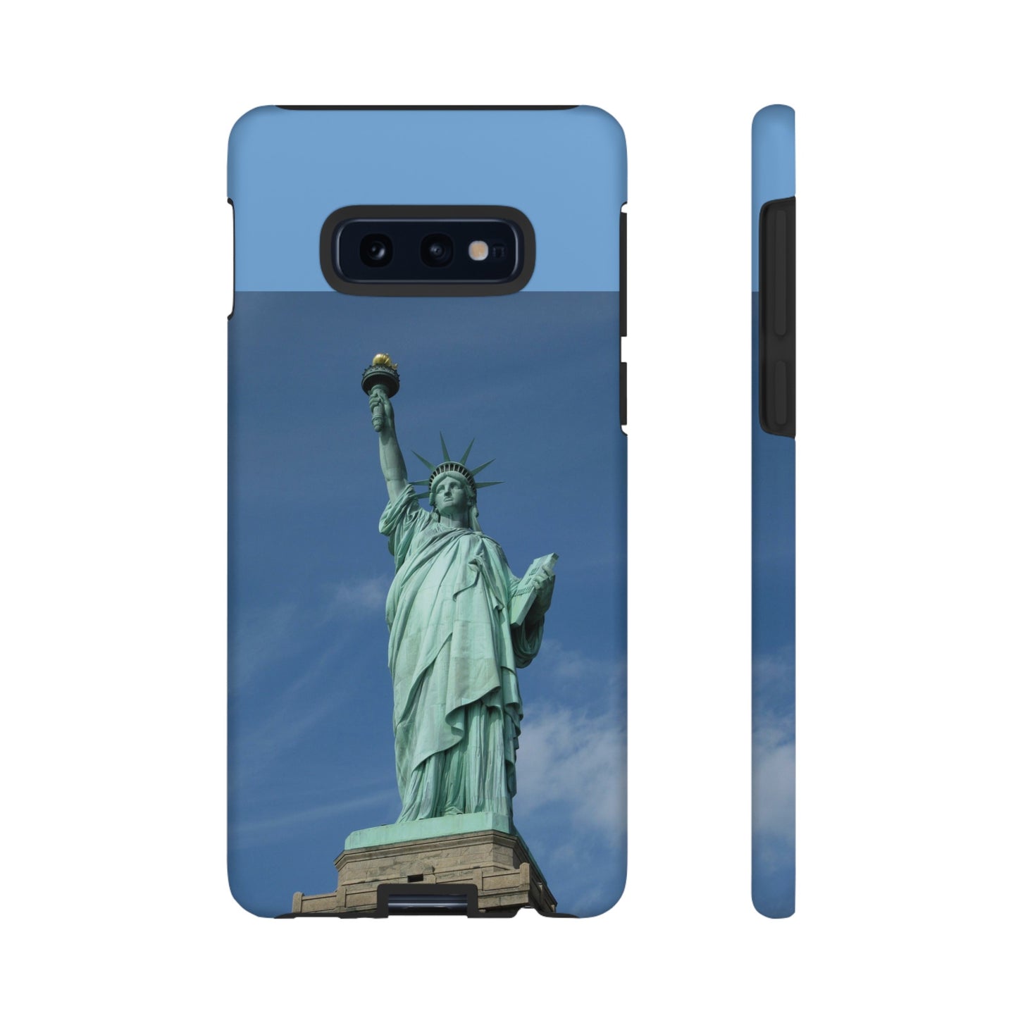 Statue Of Liberty Wallpaper Phone Case | iPhone 15 Plus/ Pro, 14, 13, 12| Google Pixel 7, Pro, 5| Samsung Galaxy S23 All Major Phone Models