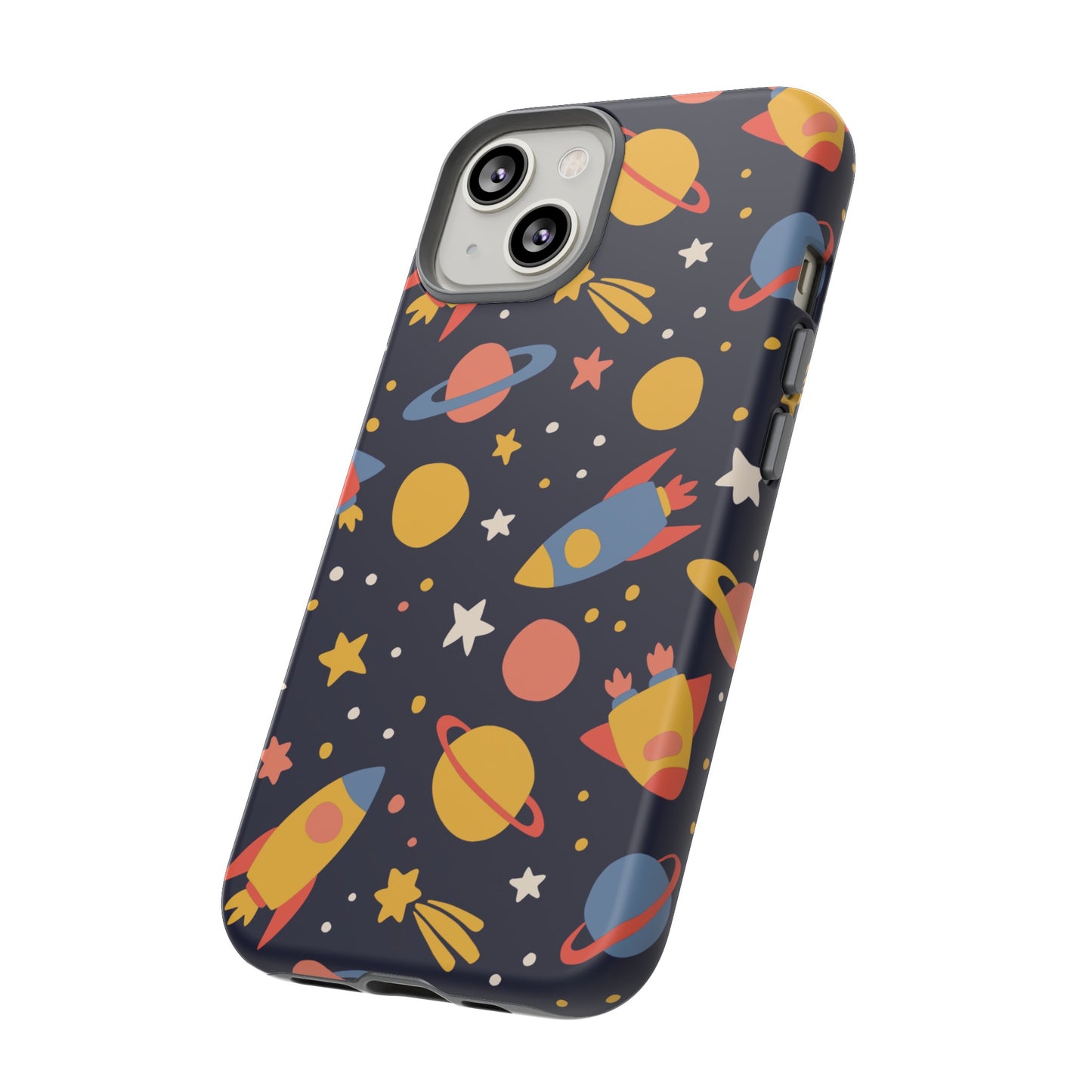 Cartoon Space Wallpaper Phone Case | iPhone 15 Plus/ Pro, 14, 13, 12| Google Pixel 7, Pro, 5| Samsung Galaxy S23 All Major Phone Models