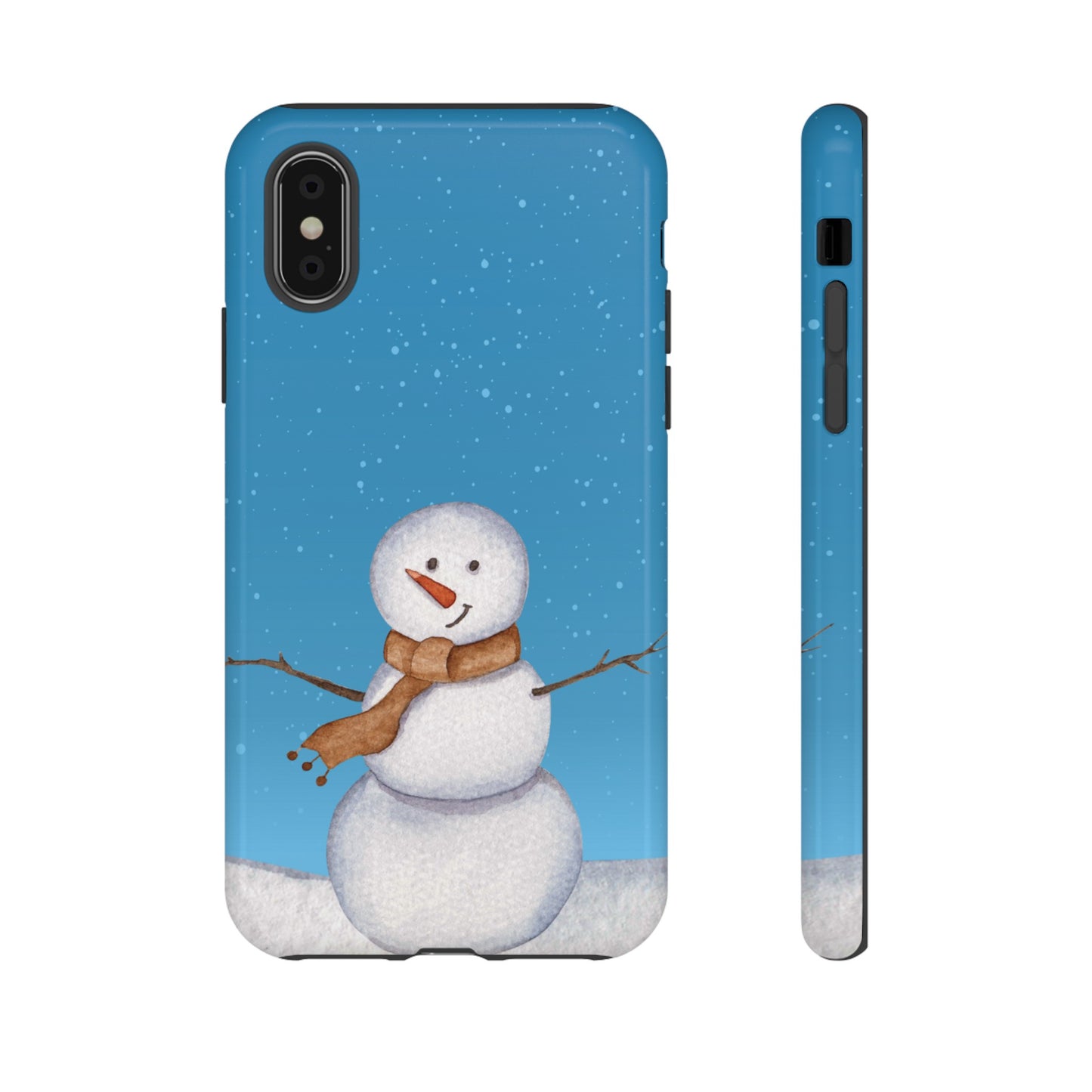 Snowman Wallpaper Phone Case | iPhone 15 Plus/ Pro, 14, 13, 12| Google Pixel 7, Pro, 5| Samsung Galaxy S23 All Major Phone Models