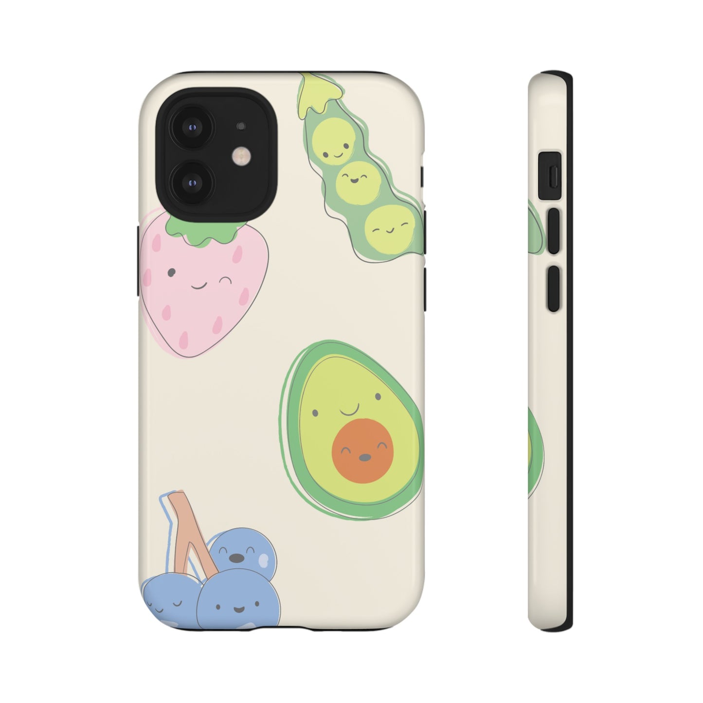 Happy Food Wallpaper Phone Case | iPhone 15 Plus/ Pro, 14, 13, 12| Google Pixel 7, Pro, 5| Samsung Galaxy S23 All Major Phone Models