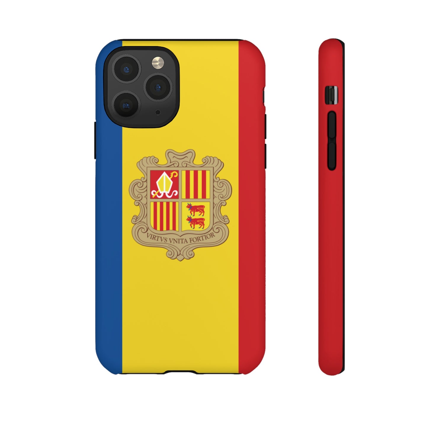 Andorra Flag Phone Case | iPhone 15 Plus/ Pro, 14, 13, 12| Google Pixel 7, Pro, 5| Samsung Galaxy S23 All Major Phone Models