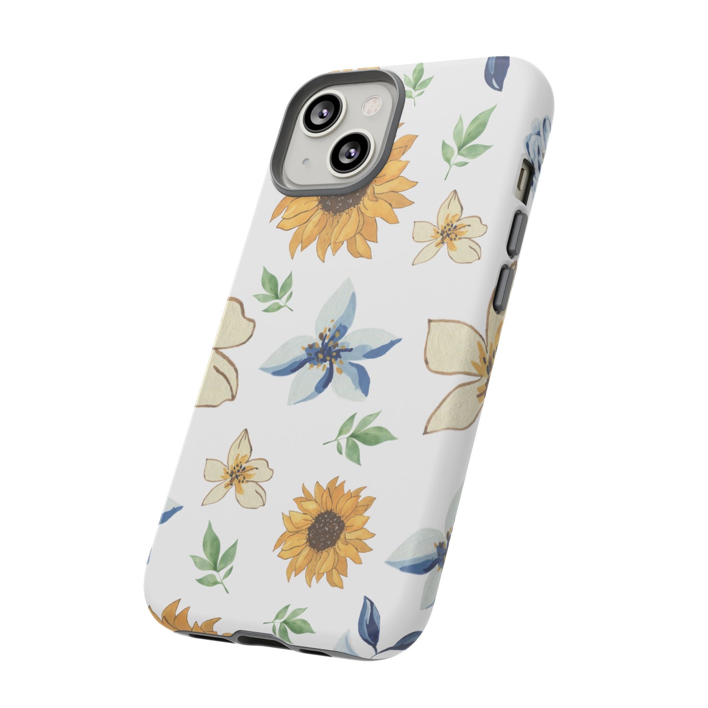 Beautiful Watercolour Flower Wallpaper Phone Case | iPhone 15 Plus/ Pro, 14, 13, 12| Google Pixel 7, Pro, 5| Samsung Galaxy S23 All Major Phone Models