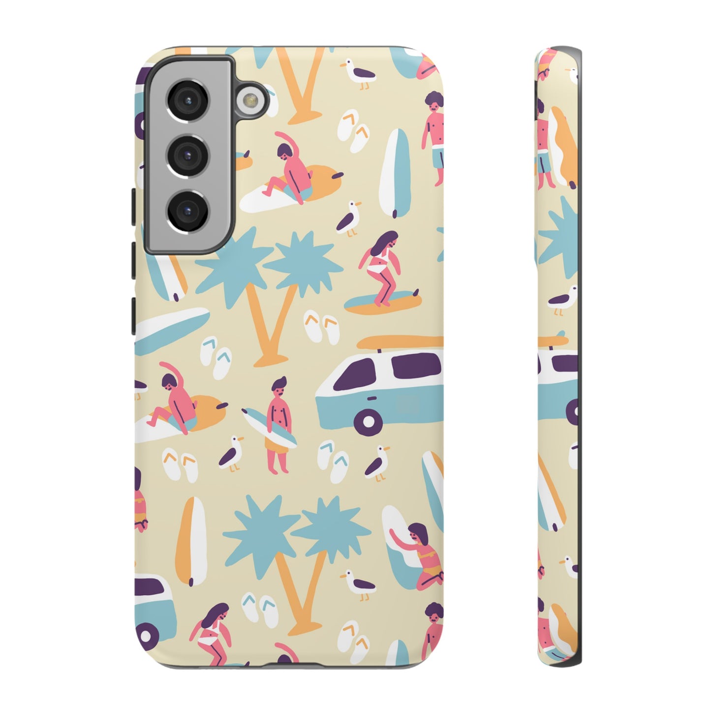 Surfers Wallpaper Phone Case | iPhone 15 Plus/ Pro, 14, 13, 12| Google Pixel 7, Pro, 5| Samsung Galaxy S23 All Major Phone Models