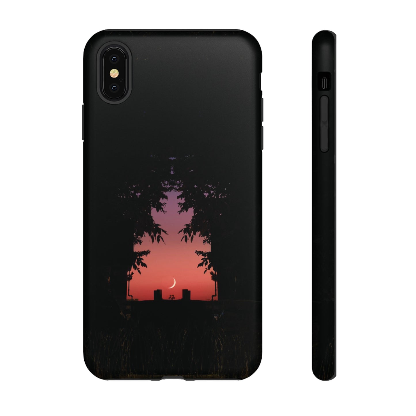 Crescent Night Wallpaper Phone Case | iPhone 15 Plus/ Pro, 14, 13, 12| Google Pixel 7, Pro, 5| Samsung Galaxy S23 All Major Phone Models