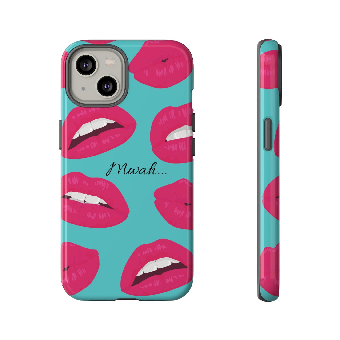 Mwah! Wallpaper Phone Case | iPhone 15 Plus/ Pro, 14, 13, 12| Google Pixel 7, Pro, 5| Samsung Galaxy S23 All Major Phone Models