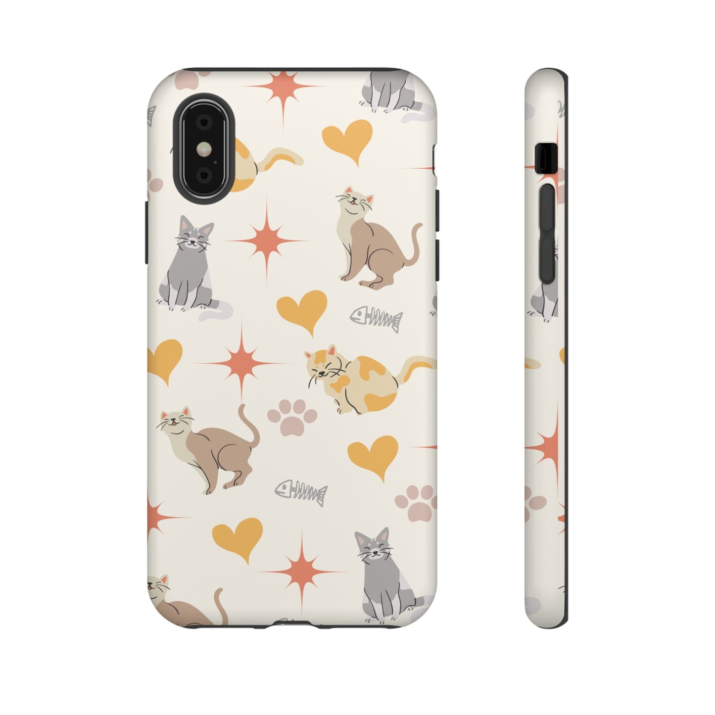 Cute Cat Wallpaper Phone Case | iPhone 15 Plus/ Pro, 14, 13, 12| Google Pixel 7, Pro, 5| Samsung Galaxy S23 All Major Phone Models