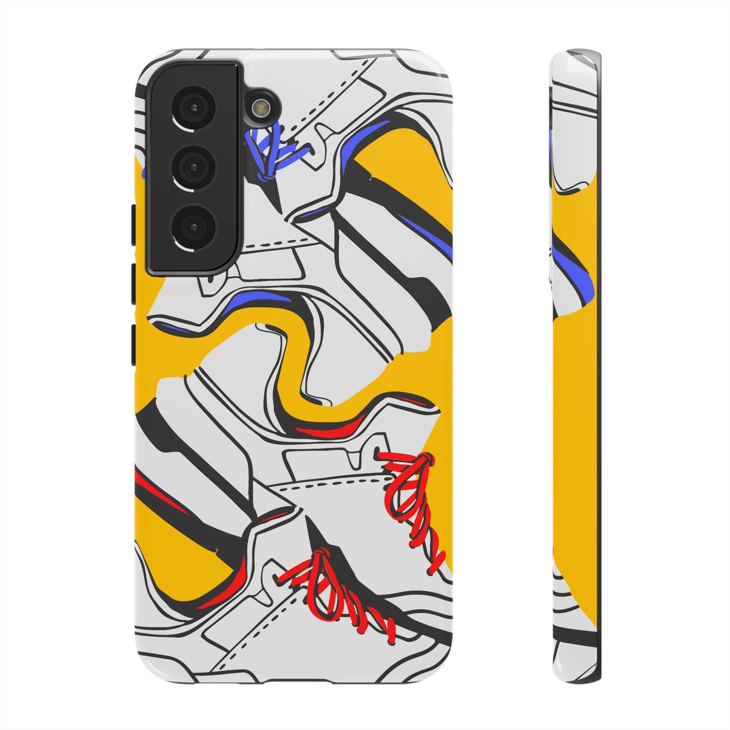 Sneakers Wallpaper Phone Case | iPhone 15 Plus/ Pro, 14, 13, 12| Google Pixel 7, Pro, 5| Samsung Galaxy S23 All Major Phone Models