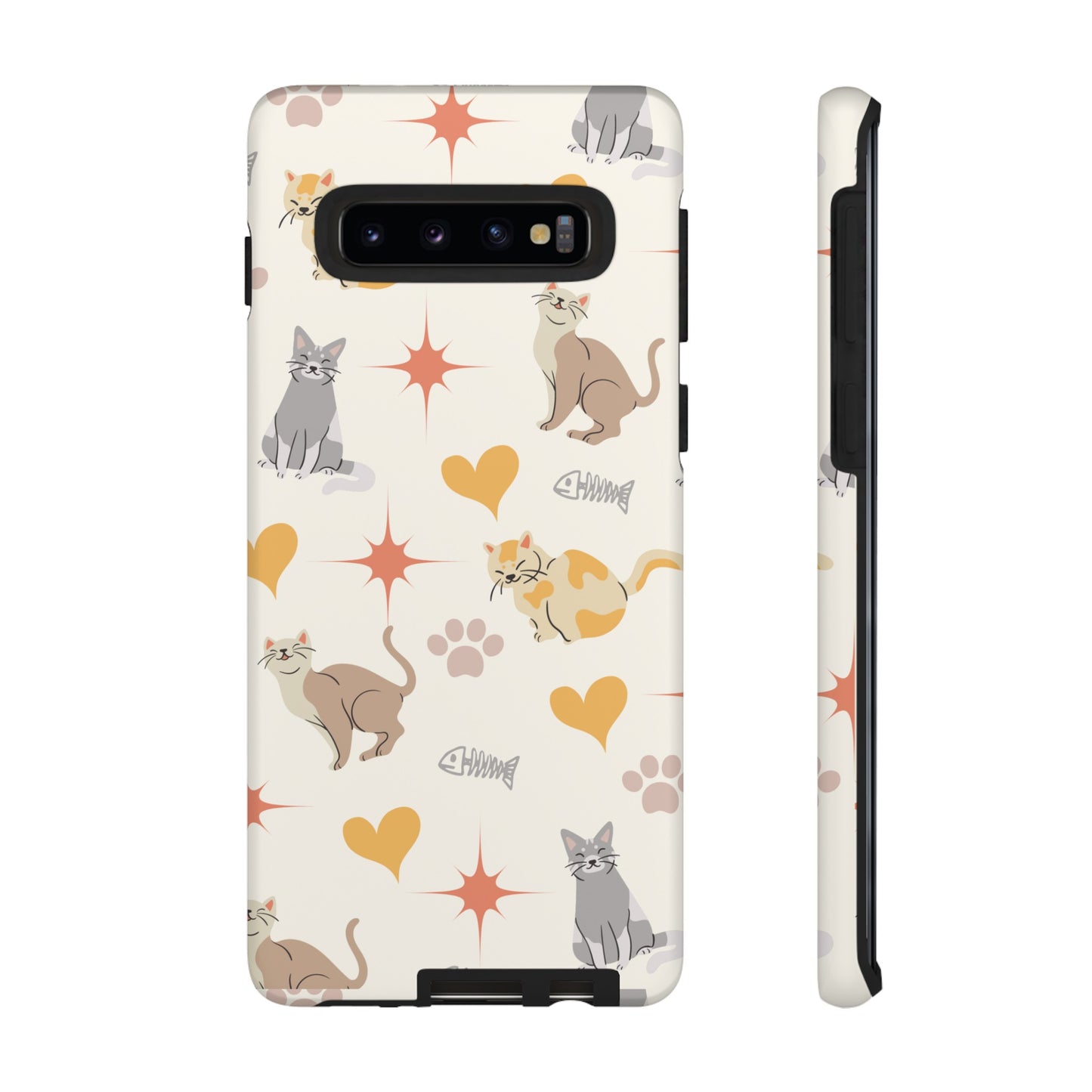 Cute Cat Wallpaper Phone Case | iPhone 15 Plus/ Pro, 14, 13, 12| Google Pixel 7, Pro, 5| Samsung Galaxy S23 All Major Phone Models