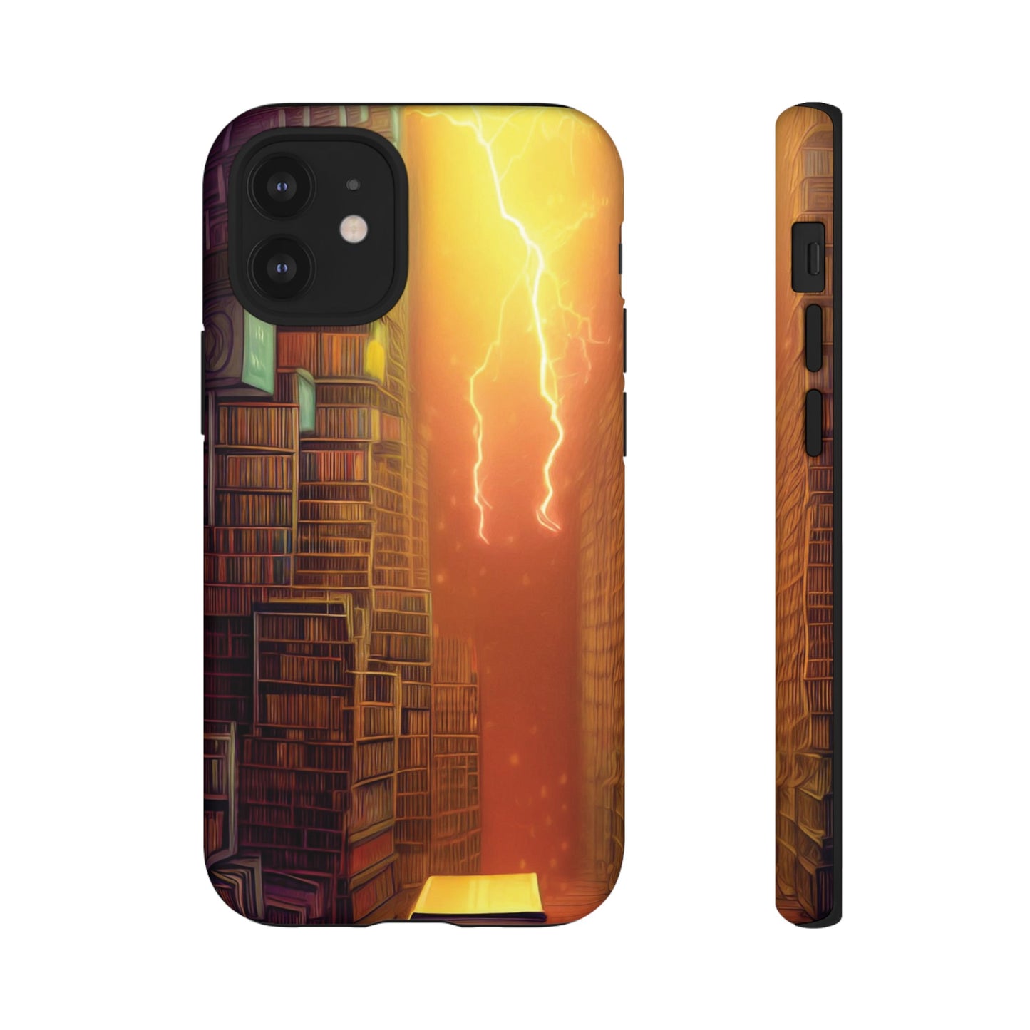 Lightning in the Library Wallpaper Phone Case | iPhone 15 Plus/ Pro, 14, 13, 12| Google Pixel 7, Pro, 5| Samsung Galaxy S23 All Major Phone Models