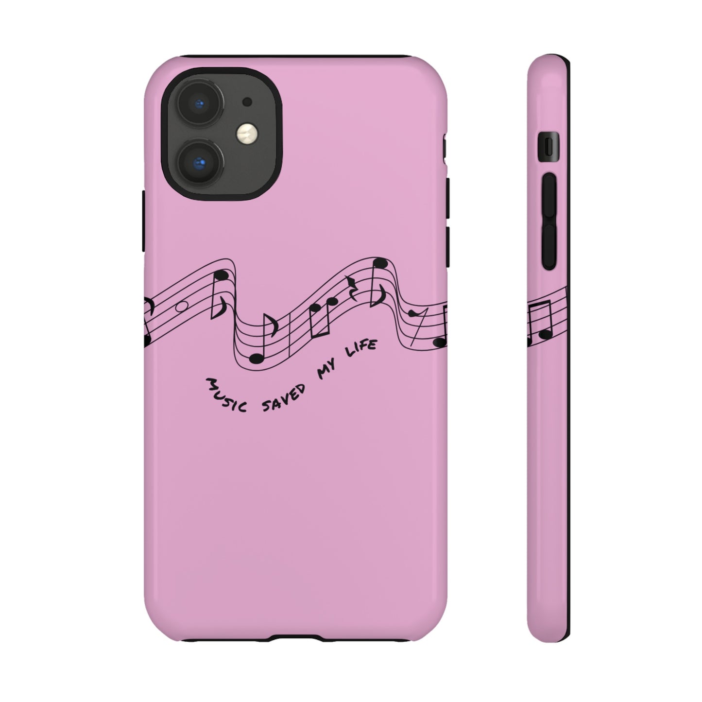 Music Saved My Life Wallpaper Phone Case | iPhone 15 Plus/ Pro, 14, 13, 12| Google Pixel 7, Pro, 5| Samsung Galaxy S23 All Major Phone Models