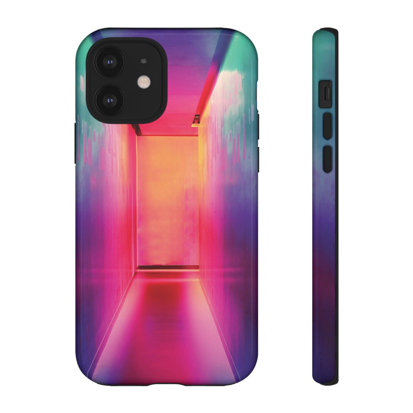 Rainbow Hallway Wallpaper Phone Case | iPhone 15 Plus/ Pro, 14, 13, 12| Google Pixel 7, Pro, 5| Samsung Galaxy S23 All Major Phone Models